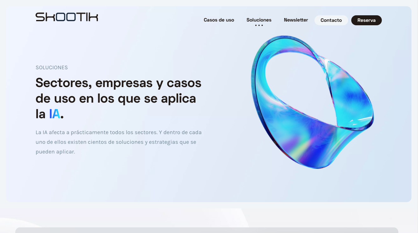 ▷ Ejemplo de página web para agencias IA [A medida]