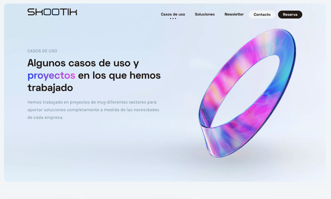 ▷ Ejemplo de página web para agencias IA [A medida]