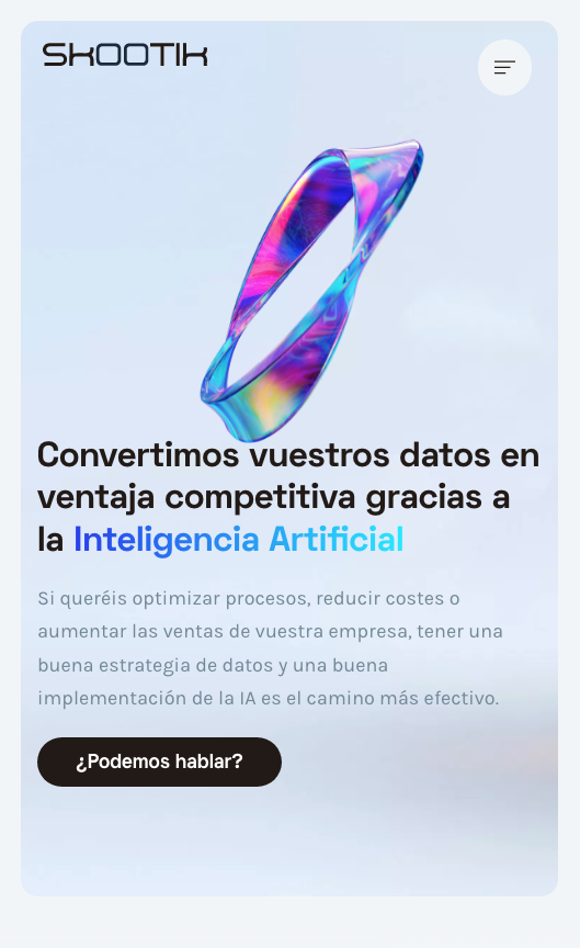 ▷ Ejemplo de página web para agencias IA [A medida]