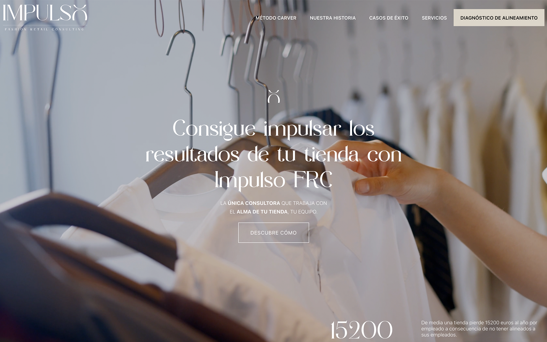 ▷ Ejemplo de página web para consultoría de moda [A medida]
