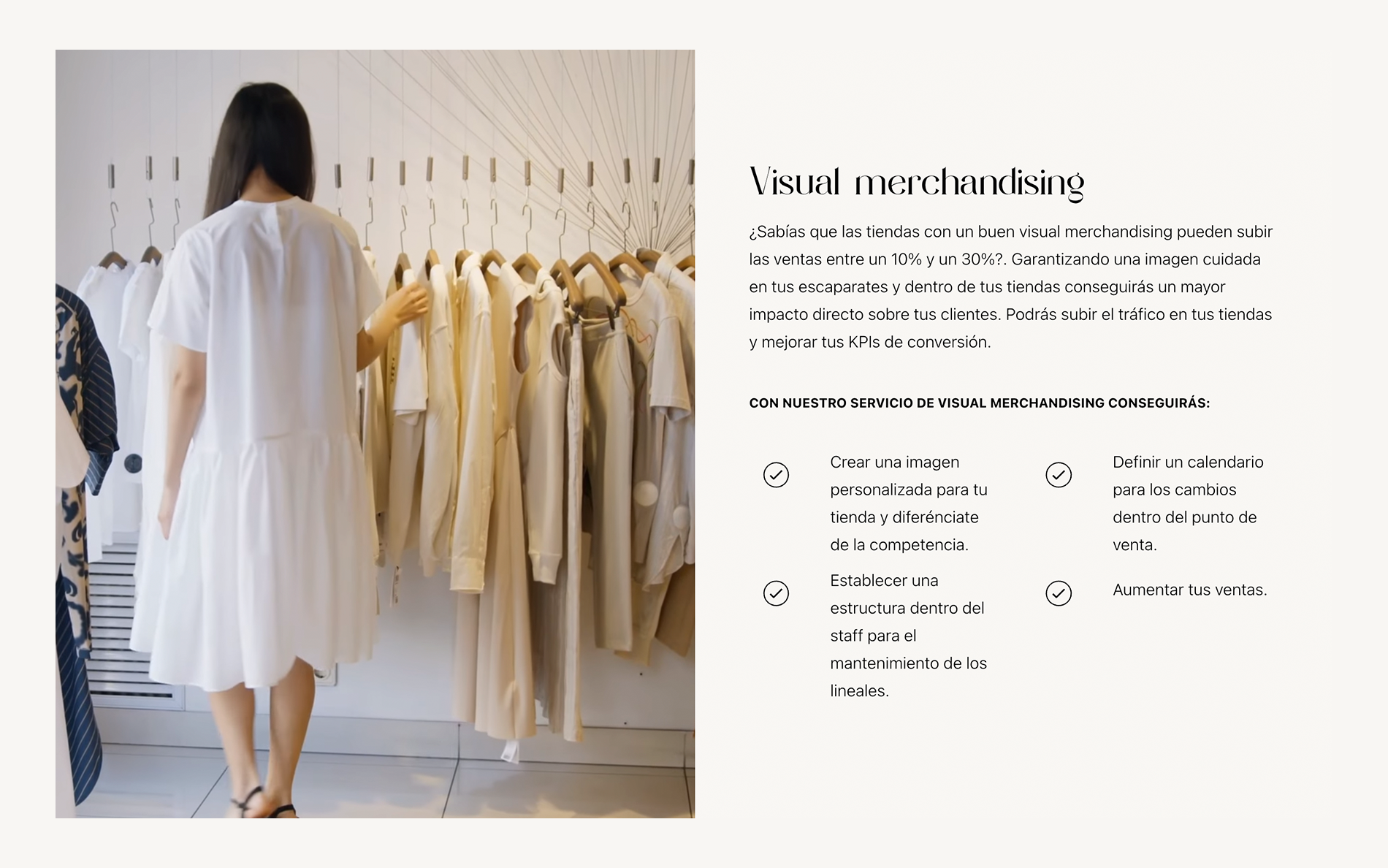 ▷ Ejemplo de página web para consultoría de moda [A medida]