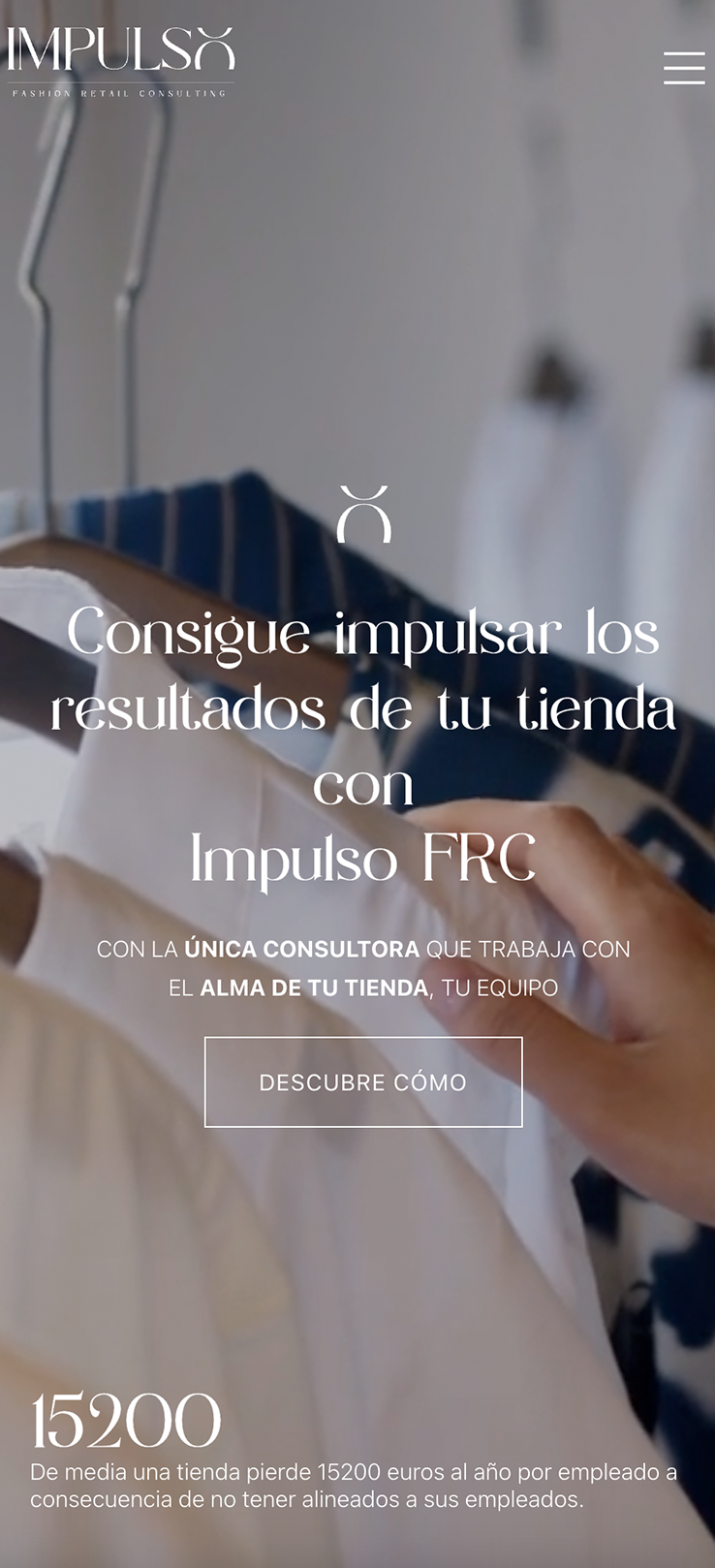 ▷ Ejemplo de página web para consultoría de moda [A medida]