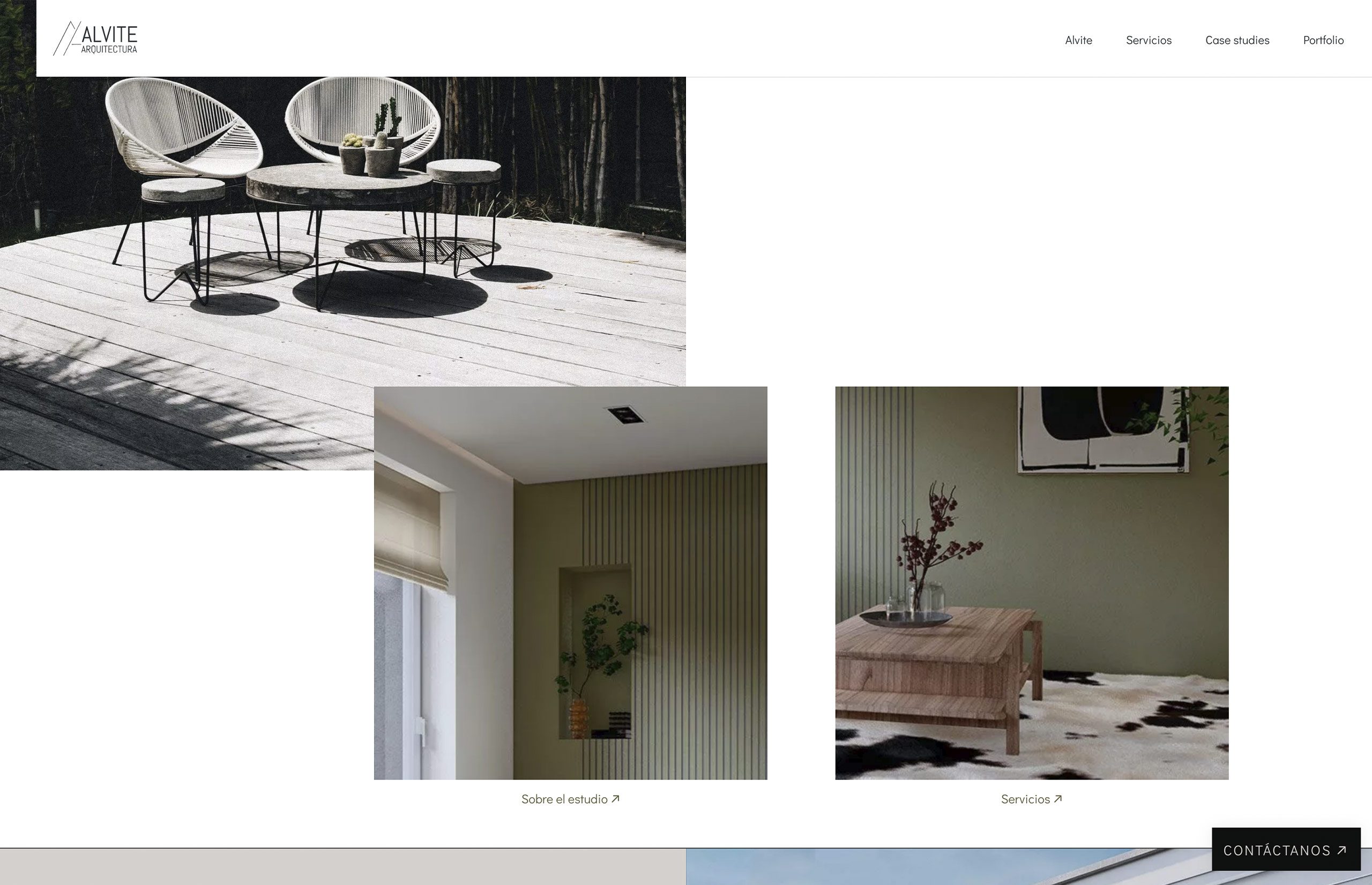 ▷ Ejemplo de página web para estudio de arquitectura [A medida]
