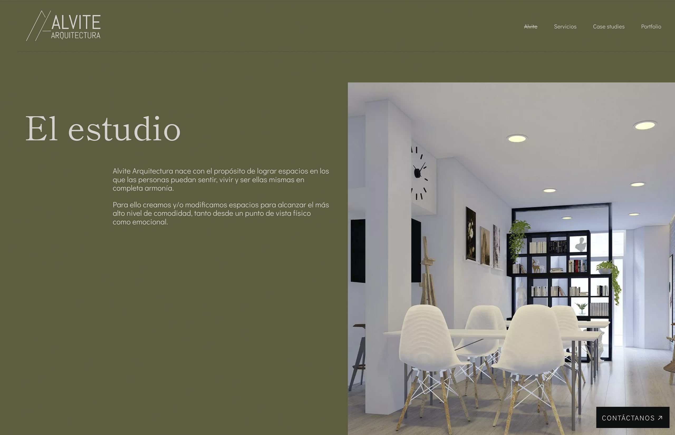 ▷ Ejemplo de página web para estudio de arquitectura [A medida]