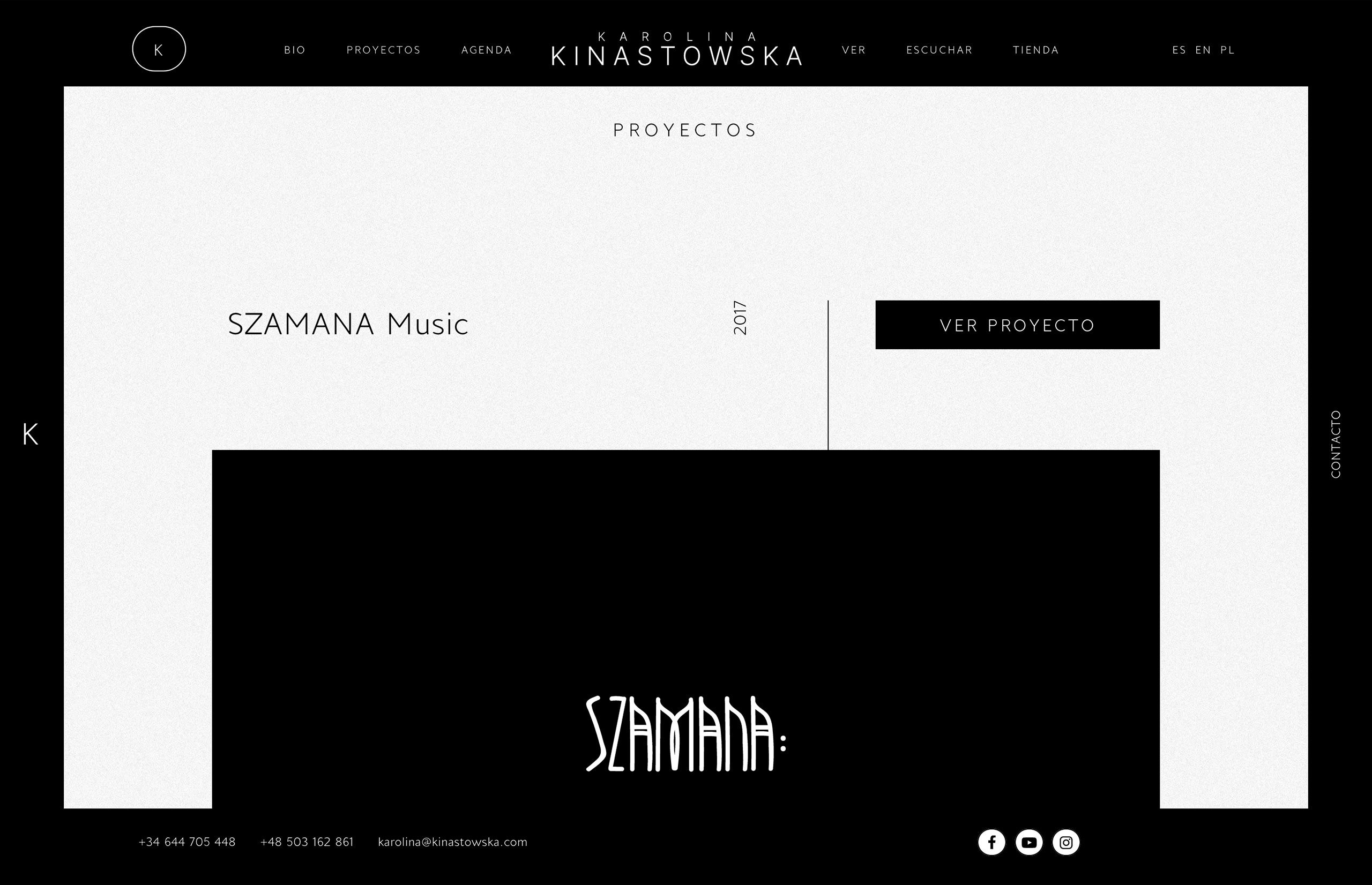 ▷ Ejemplo de página web para cantante [A medida]