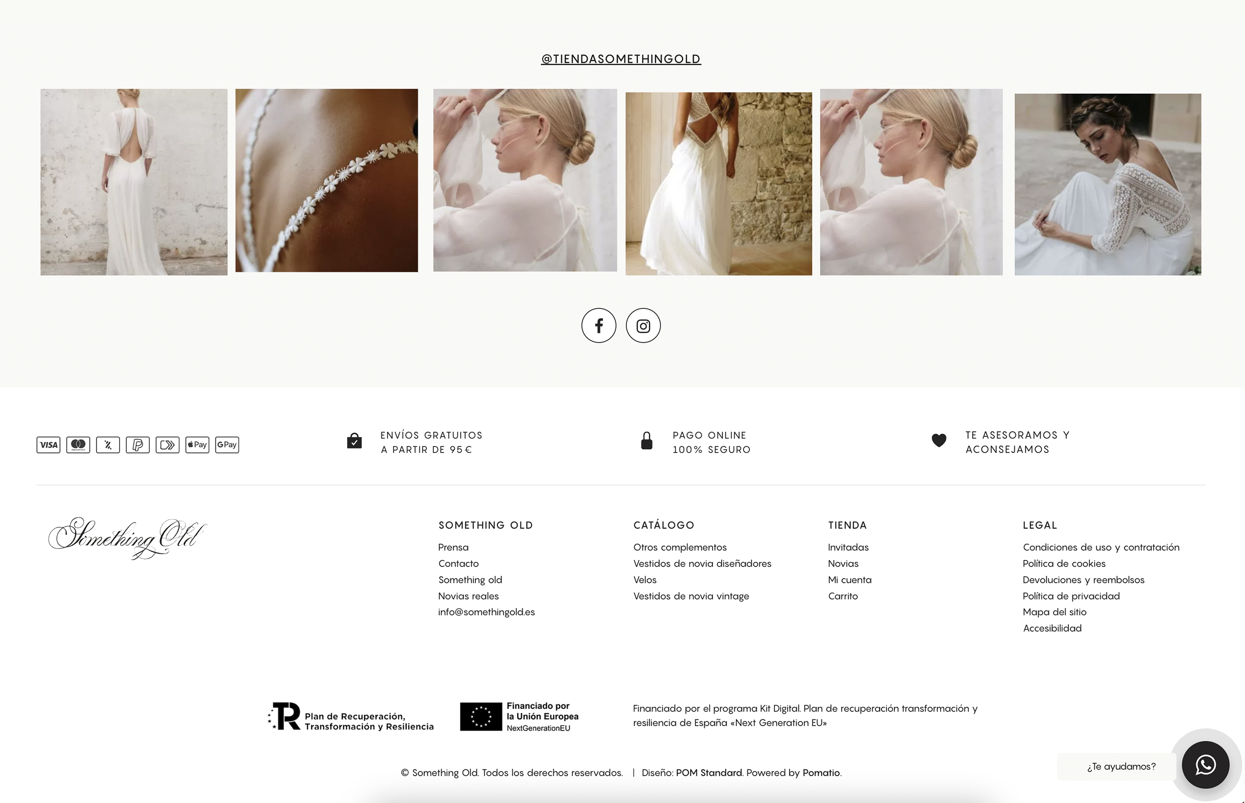 ▷ Ejemplo de página web para vestidos de boda [A medida]
