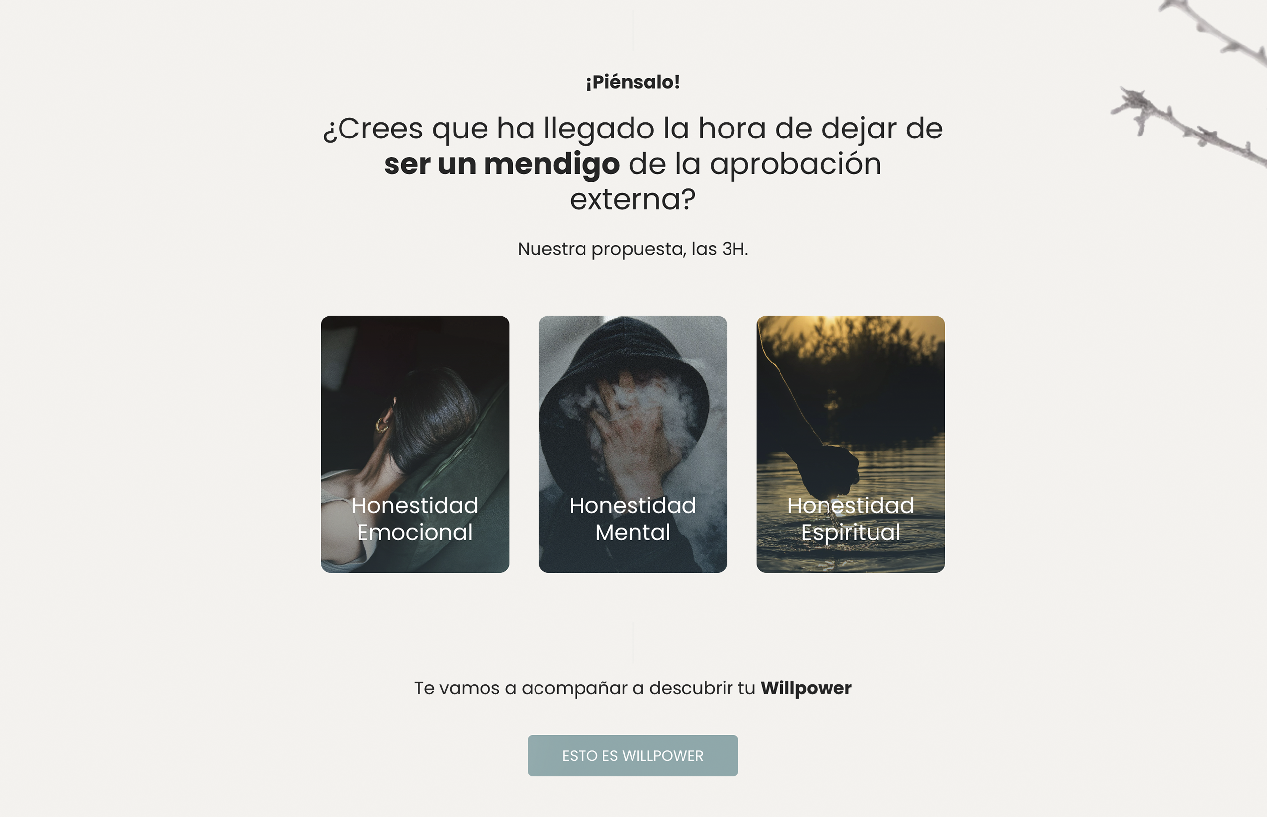 ▷ Ejemplo de página web para retiros [A medida]