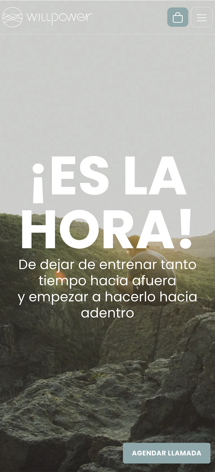 ▷ Ejemplo de página web para retiros [A medida]