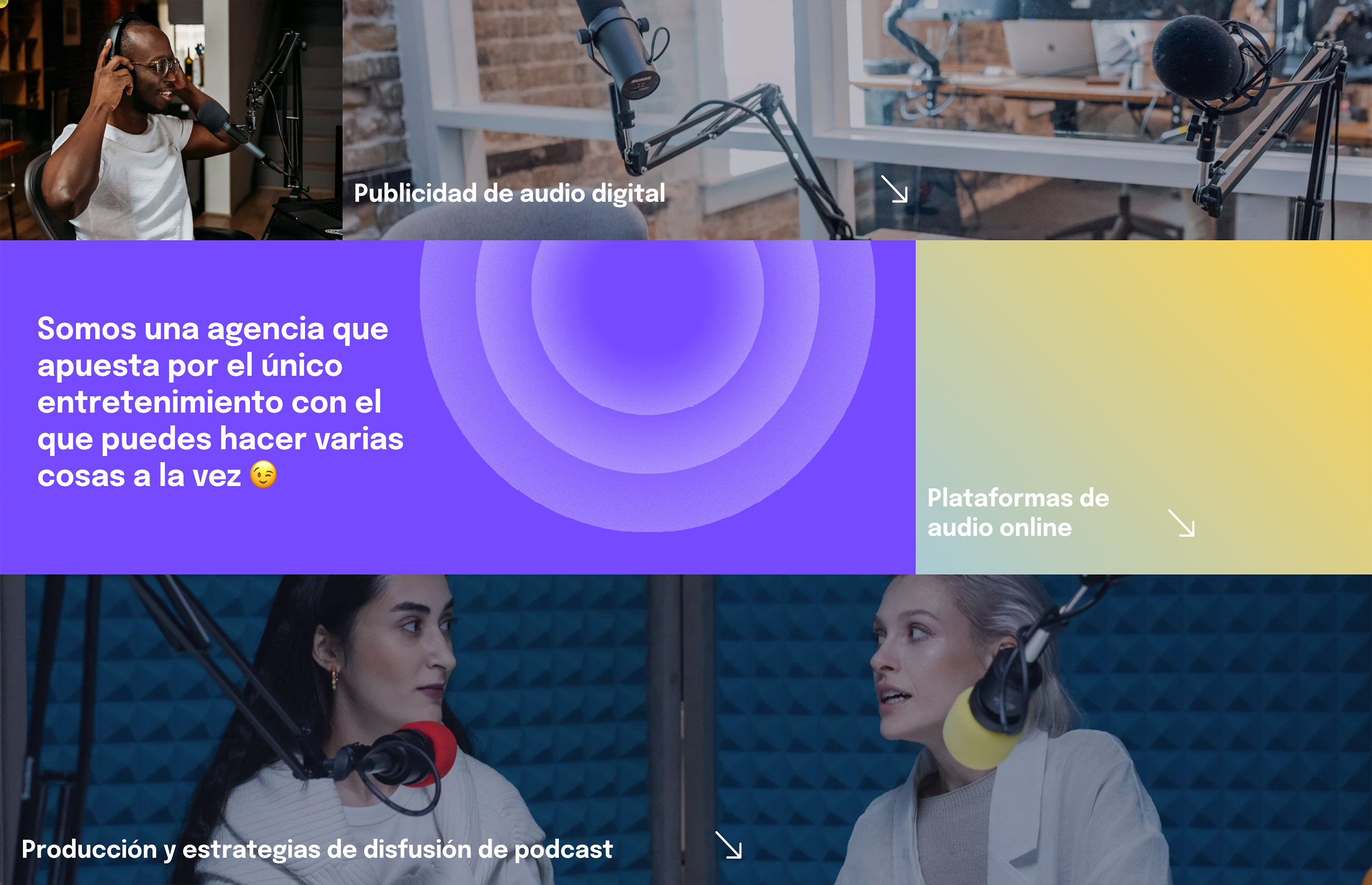 ▷ Ejemplo de página web para audio branding [A medida]