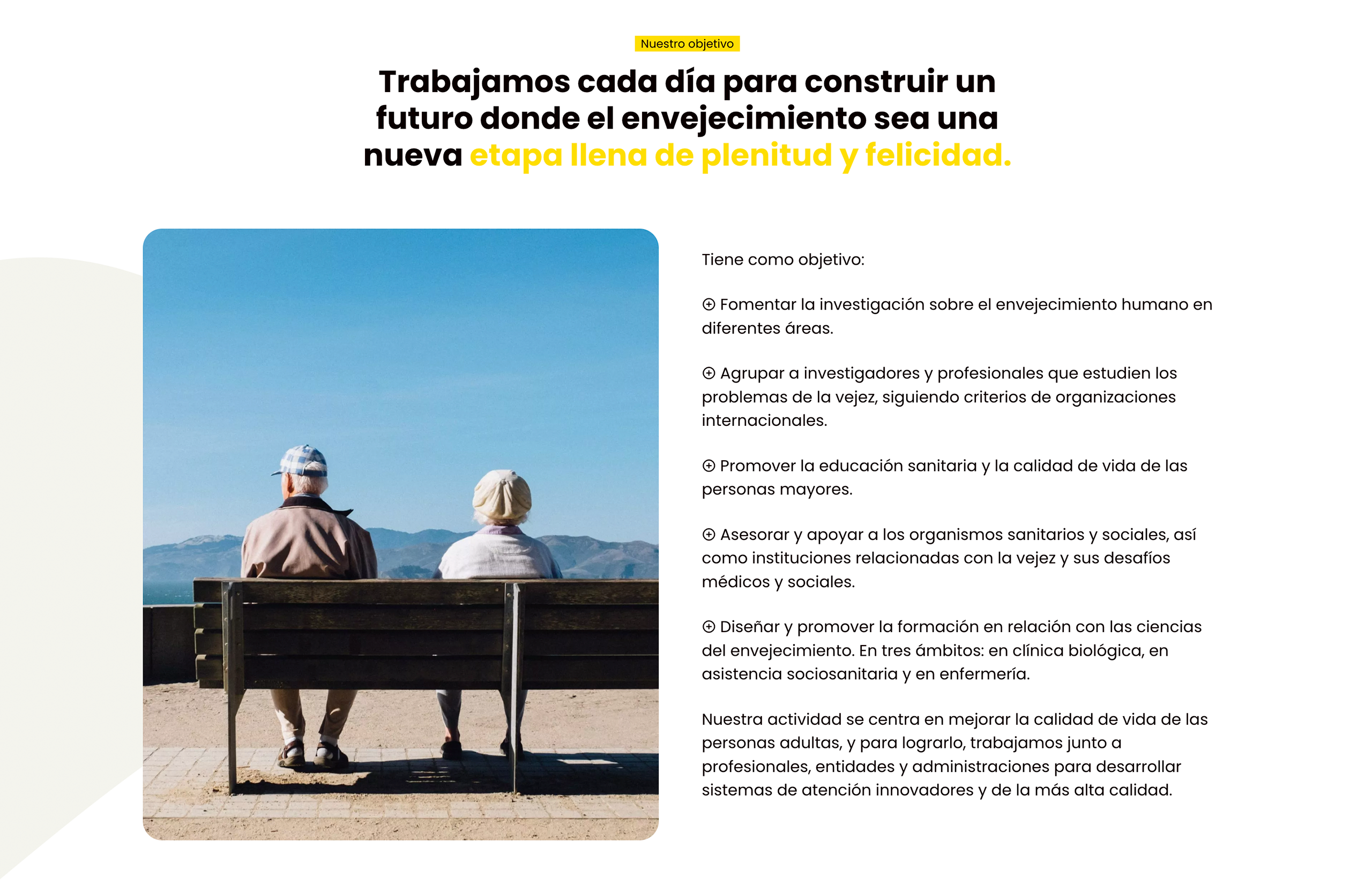 ▷ Ejemplo de página web para asociación [A medida]