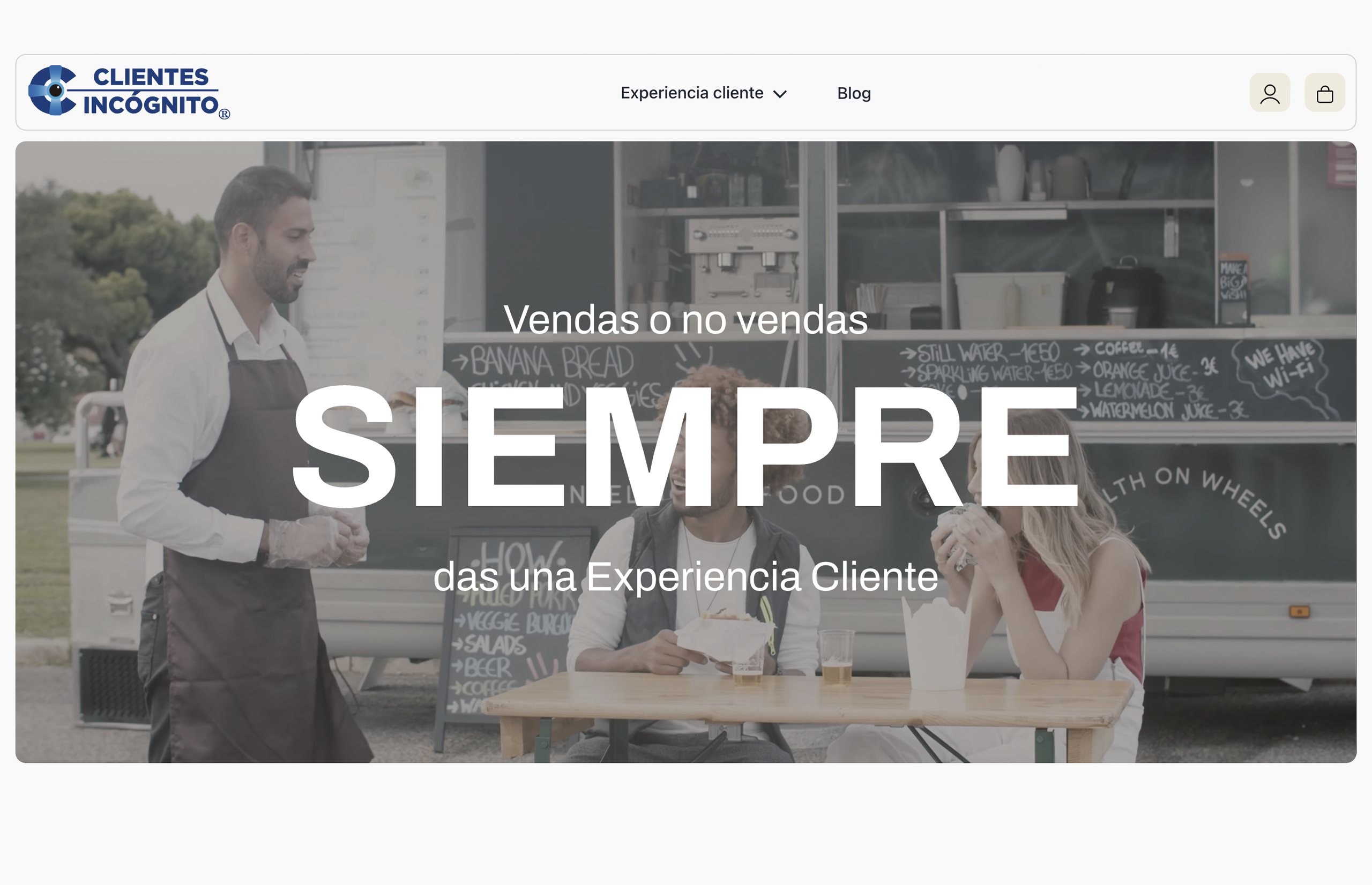 ▷ Ejemplo de página web para atención al cliente [A medida]