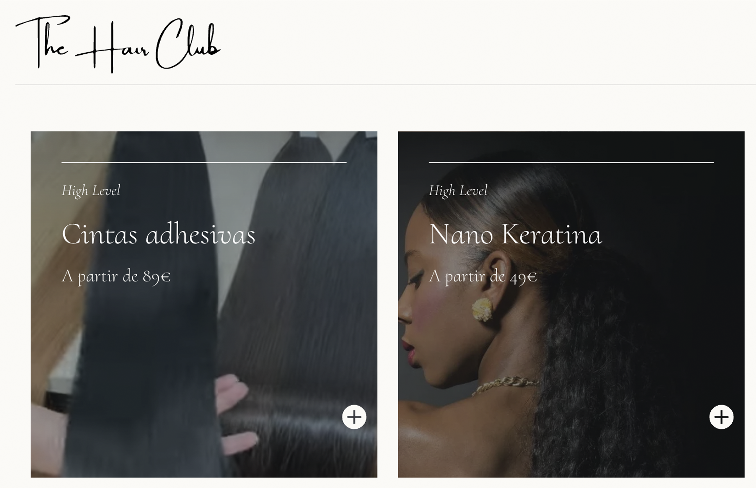 ▷ Ejemplo de página web para peluquerías