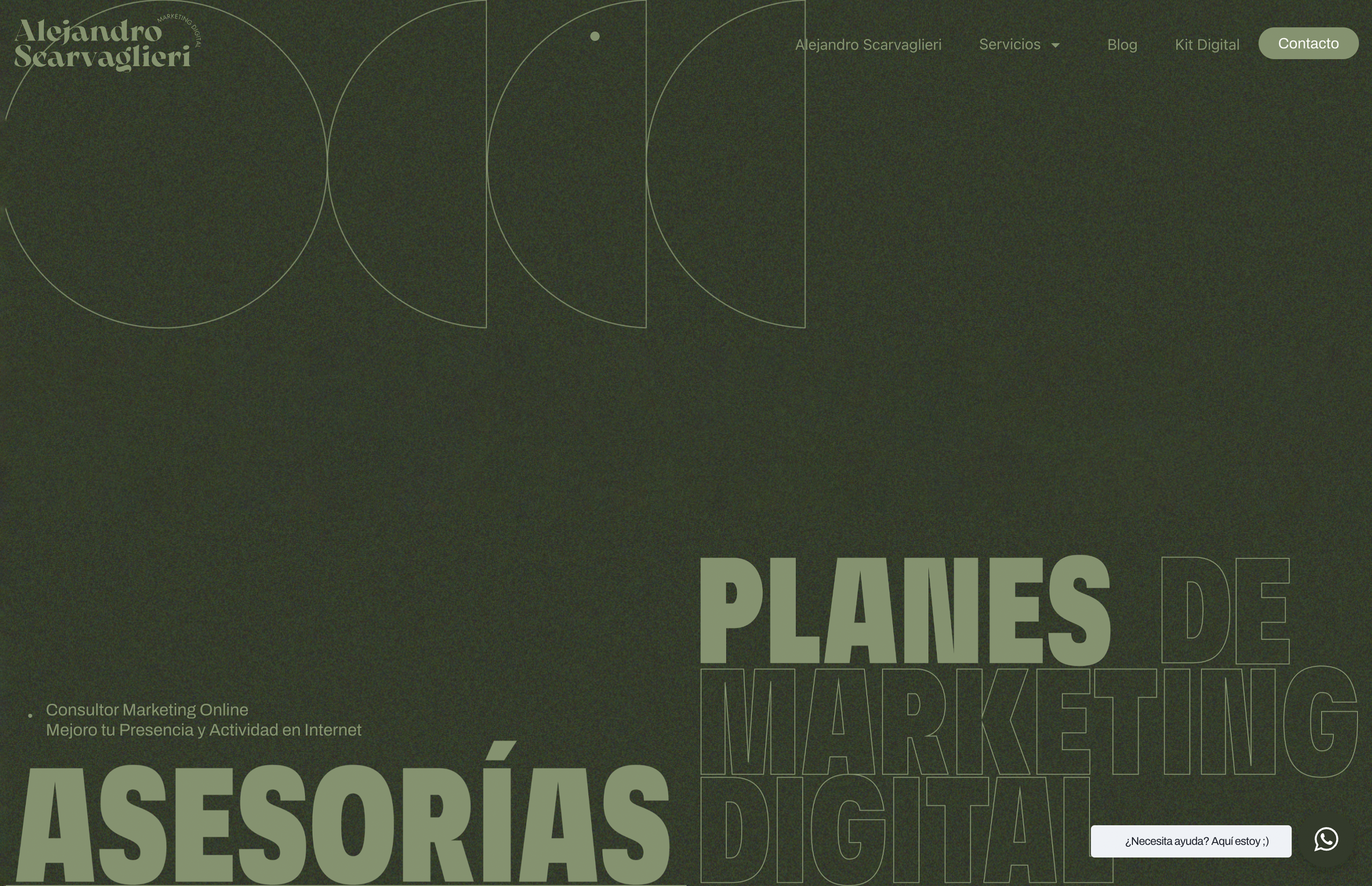 ▷ Ejemplo de página web para asesorías digitales [A medida]