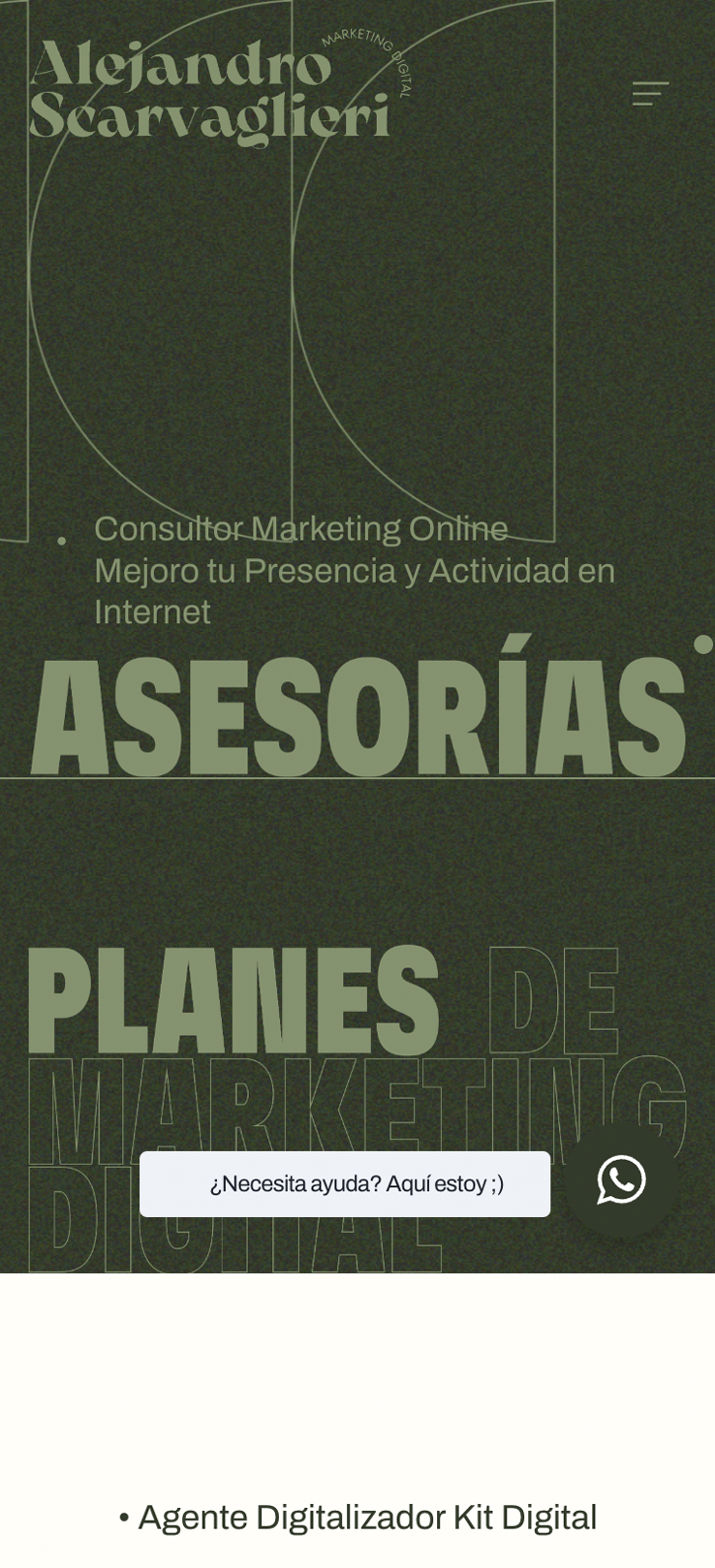 ▷ Ejemplo de página web para asesorías digitales [A medida]