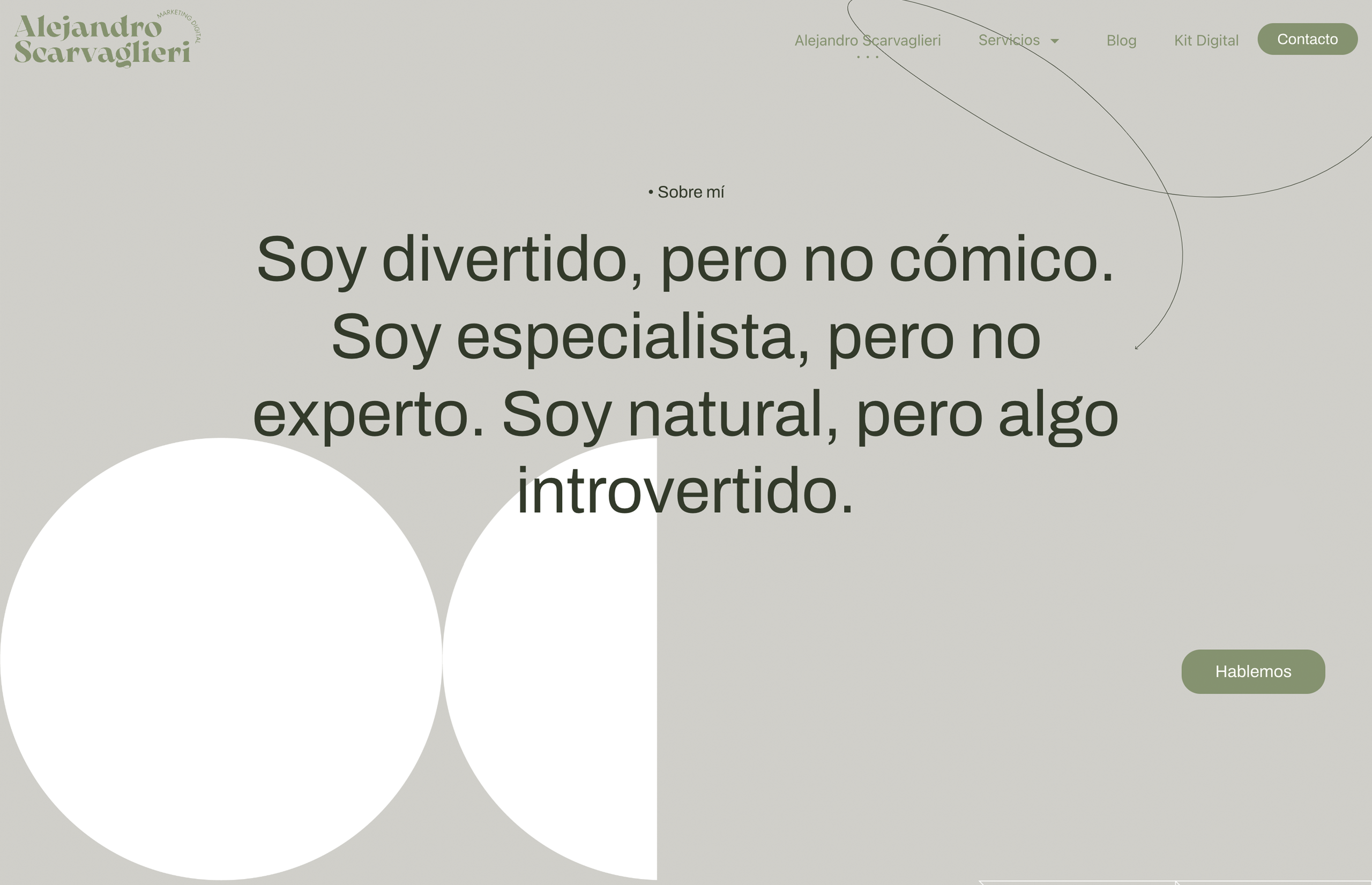 ▷ Ejemplo de página web para asesorías digitales [A medida]