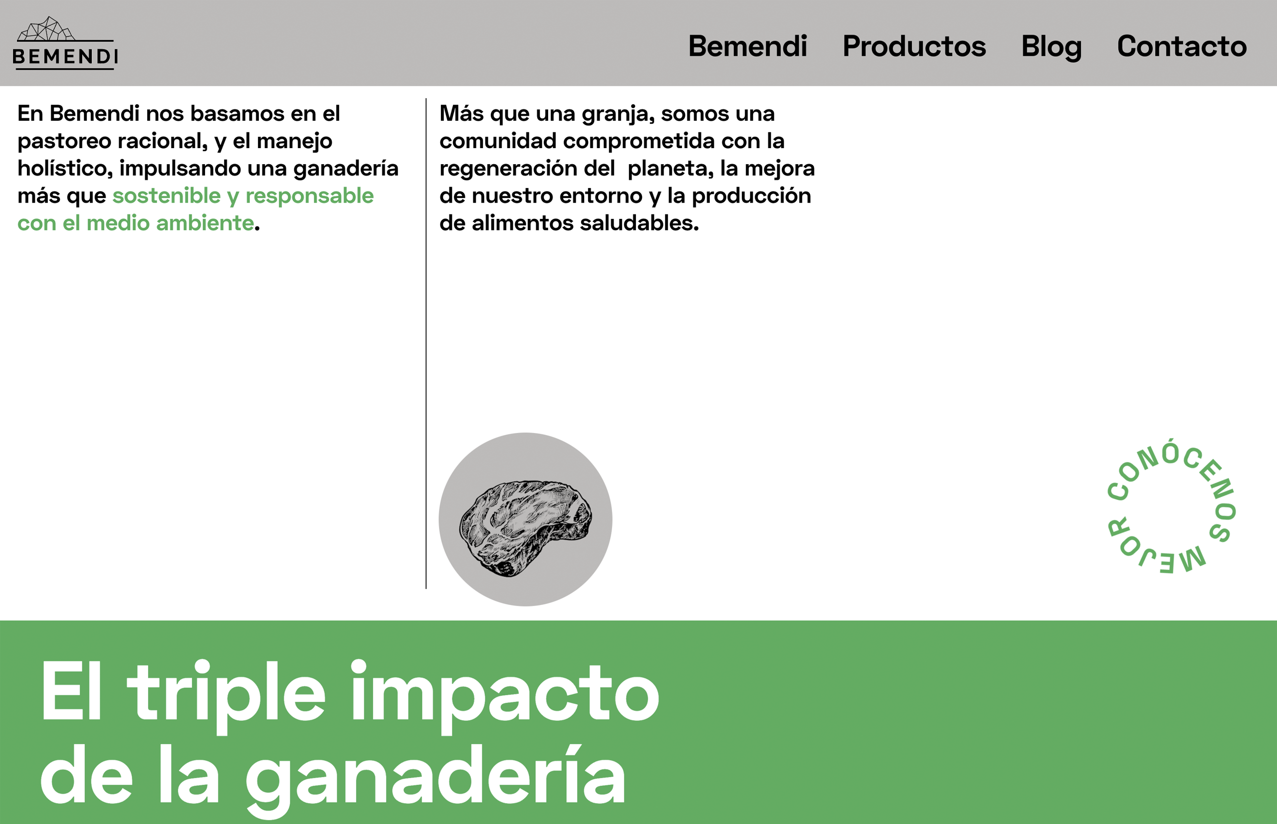 ▷ Ejemplo de página web para granjas [A medida]