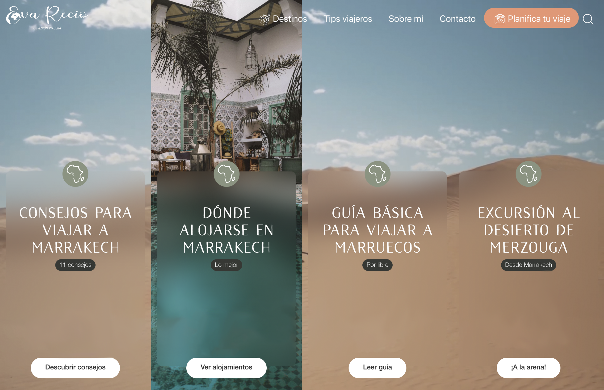 ▷ Ejemplo de página web para agencias de viajes[A medida]