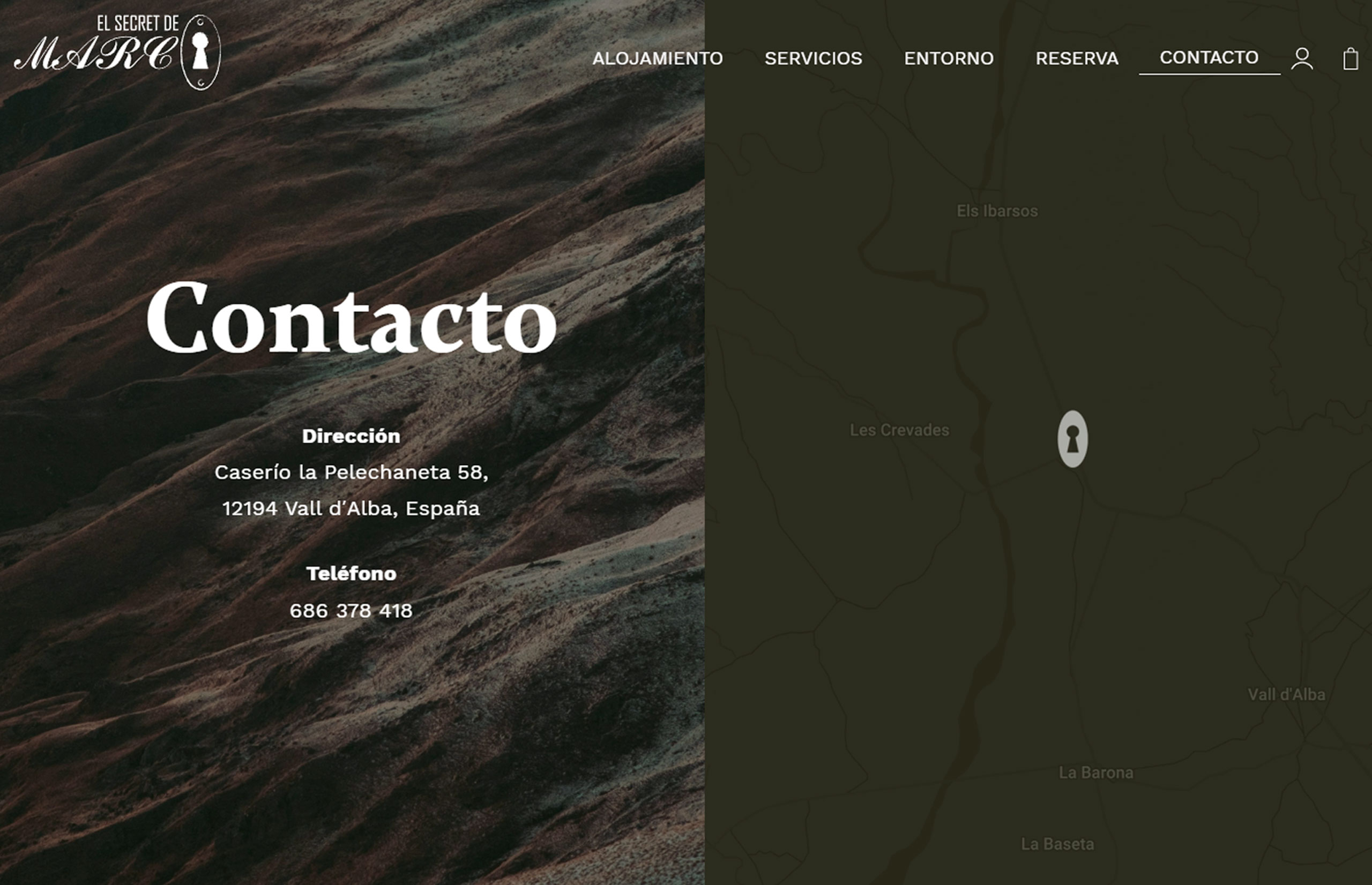 ▷ Ejemplo de página web para Turismo