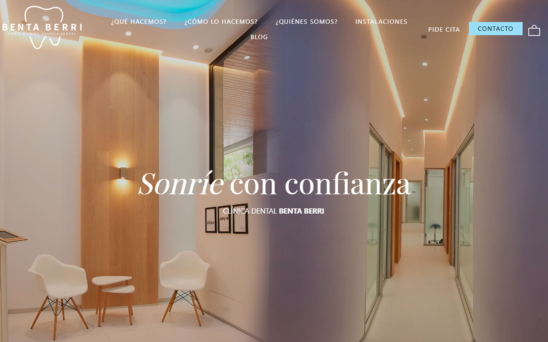 ▷ Ejemplo de página web para clínica dental
