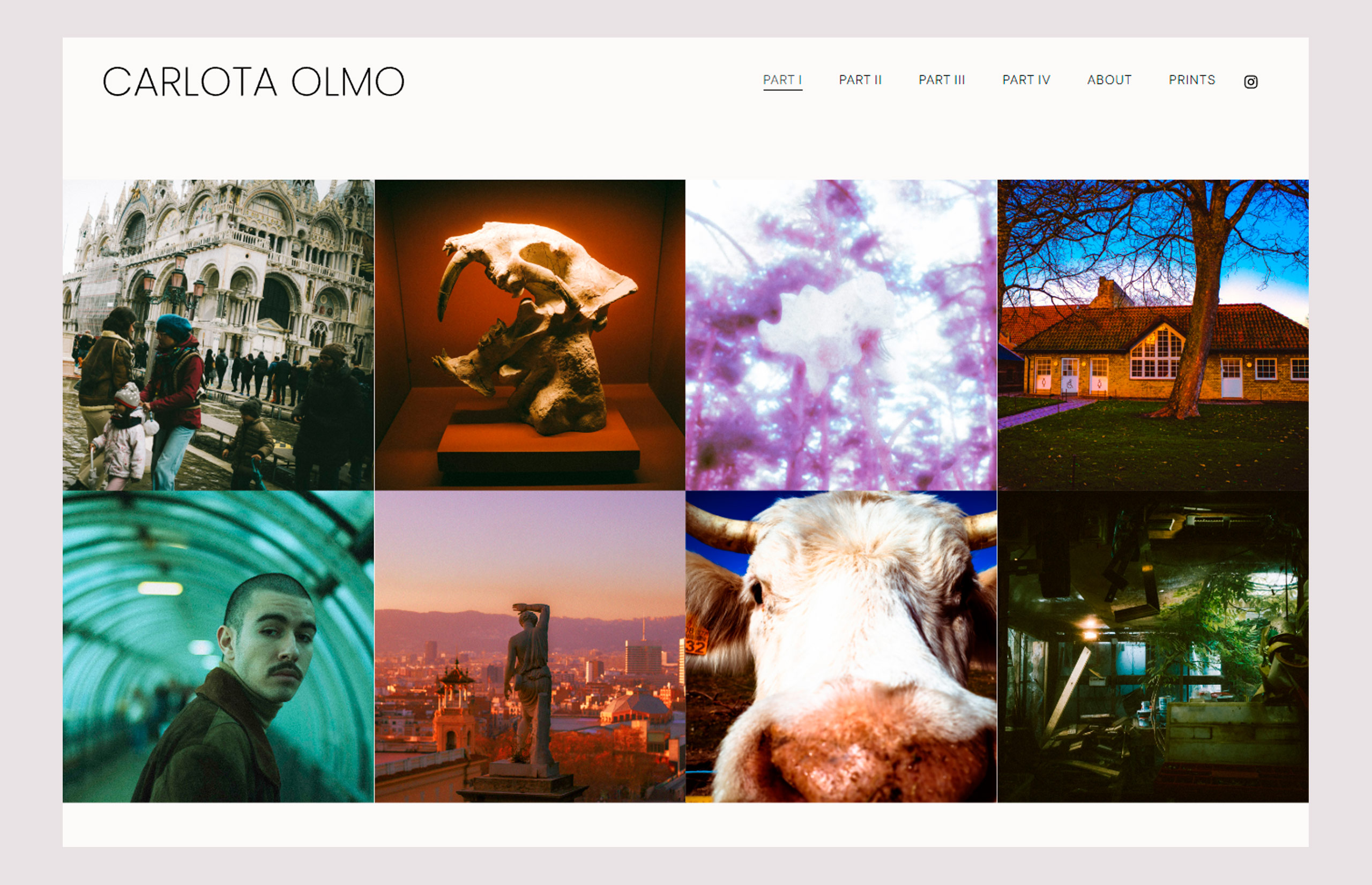 ▷ Ejemplo de página web para fotógrafos profesionales