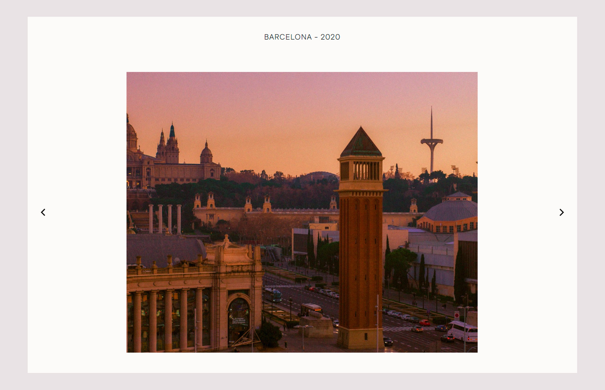 ▷ Ejemplo de página web para fotógrafos profesionales