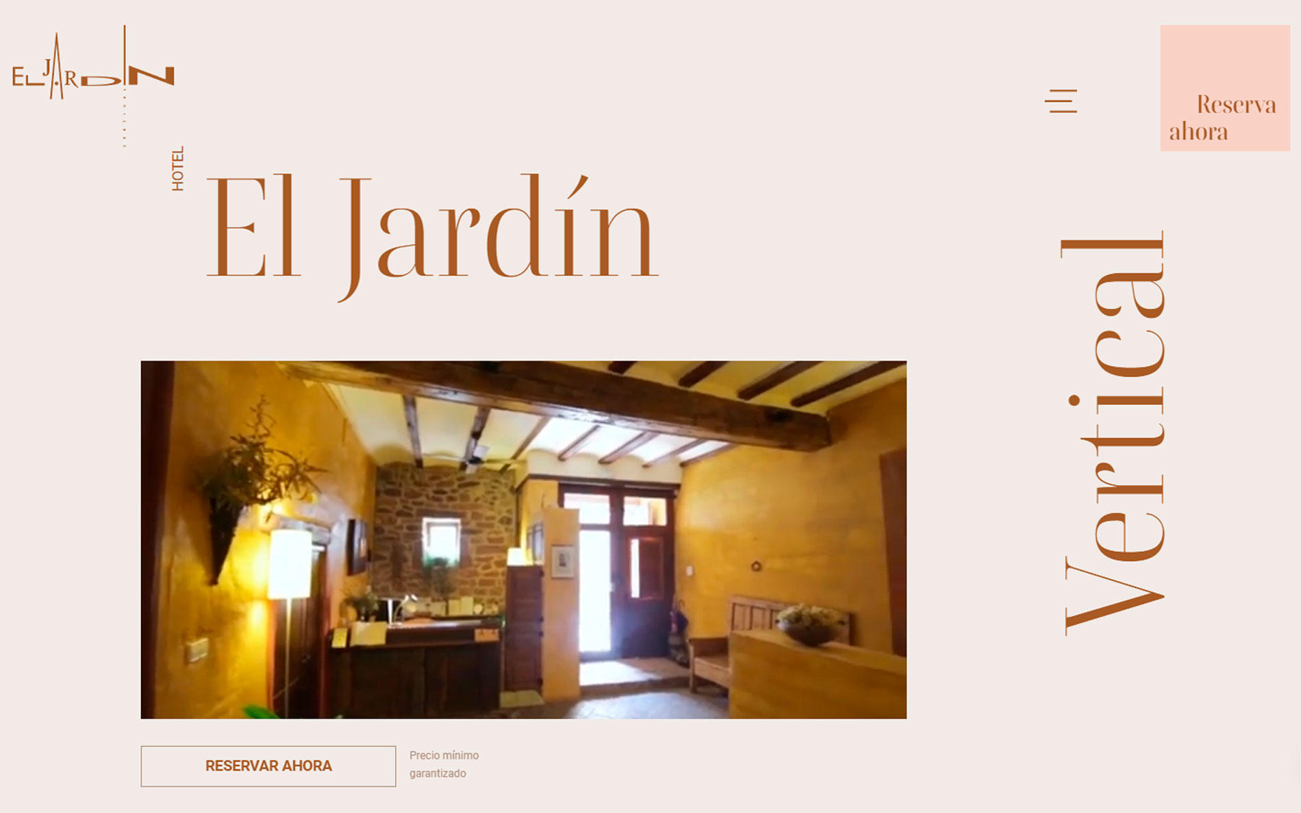 ▷ Ejemplo de página web para hoteles