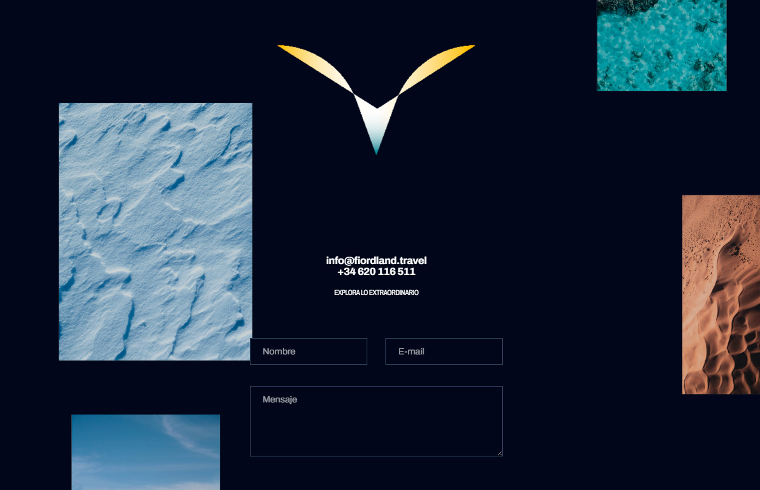 ▷ Ejemplo de página web para turismo