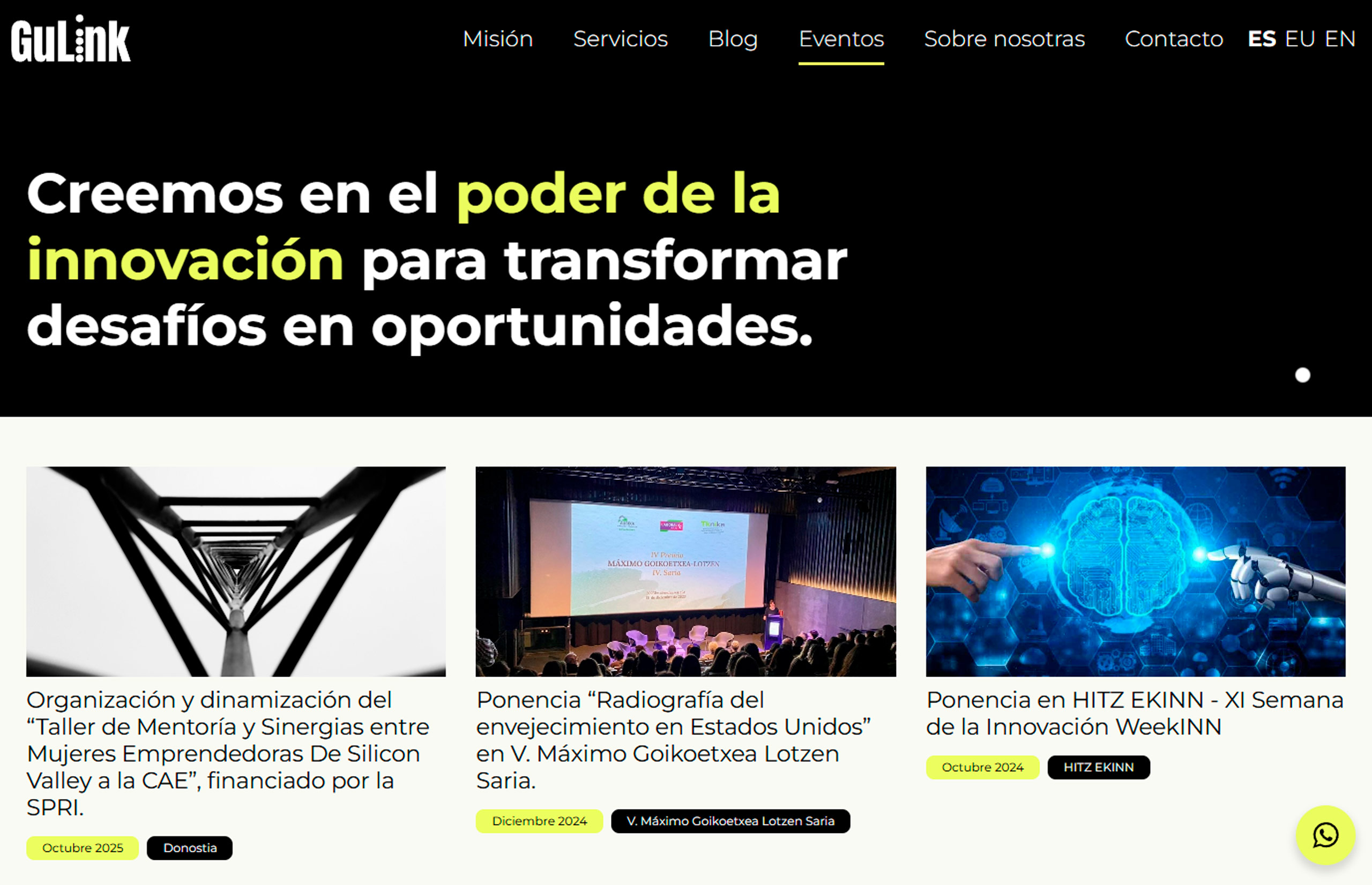 ▷ Ejemplo de página web para empresas de movilidad eléctrica ▷ Ejemplo de página web para empresas de movilidad eléctrica