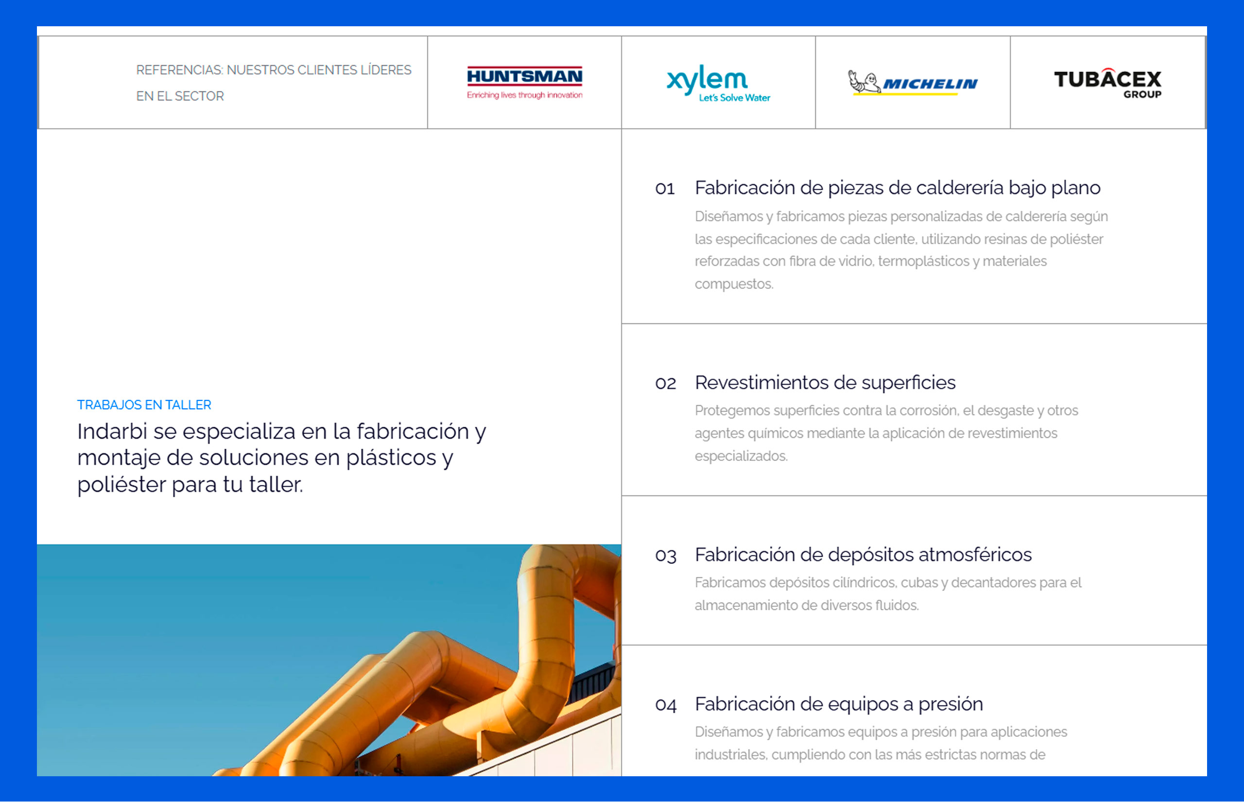 ▷ Ejemplo de página web para energías renovables