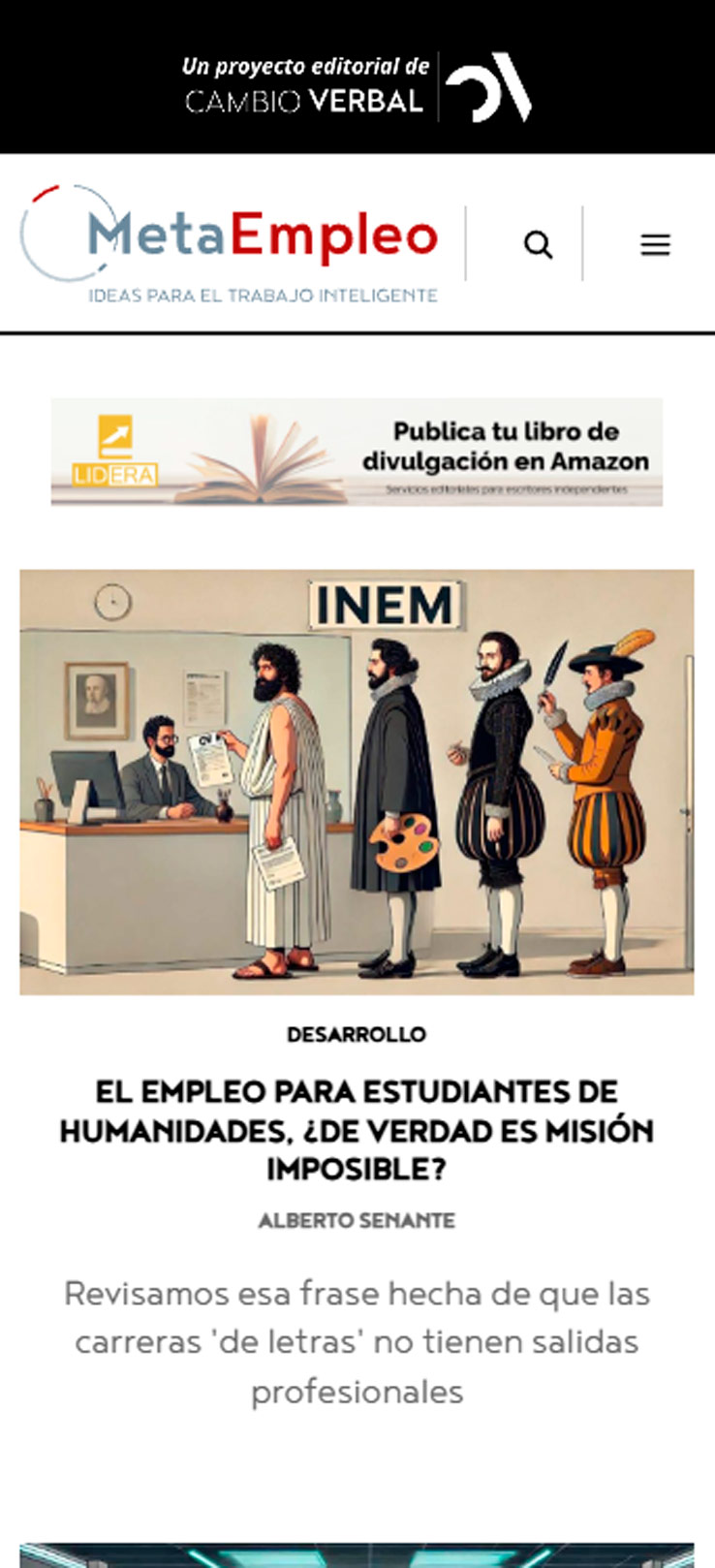 ▷ Ejemplo de página web para empleo ▷ Ejemplo de página web para empleo