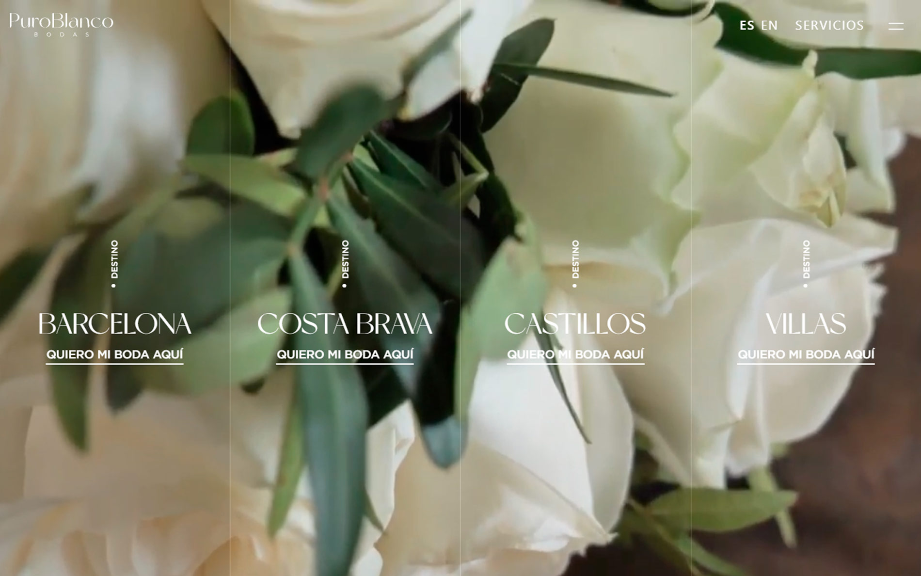 ▷ Ejemplo de página web para eventos