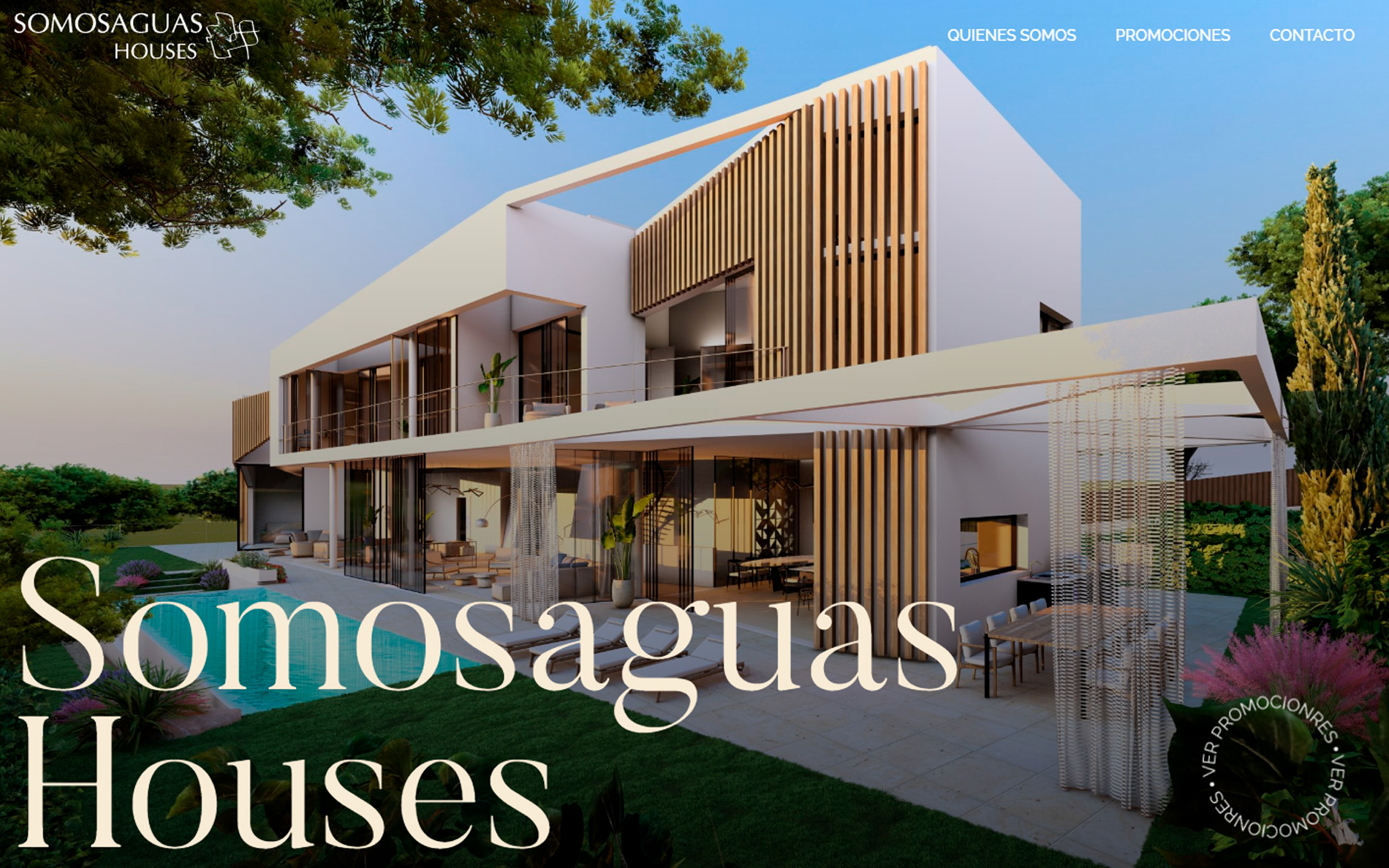 ▷ Ejemplo de página web para construcción de casas