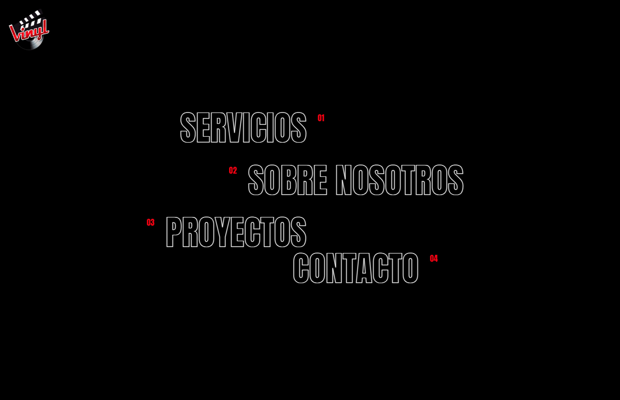 ▷ Ejemplo de página web para audiovisuales