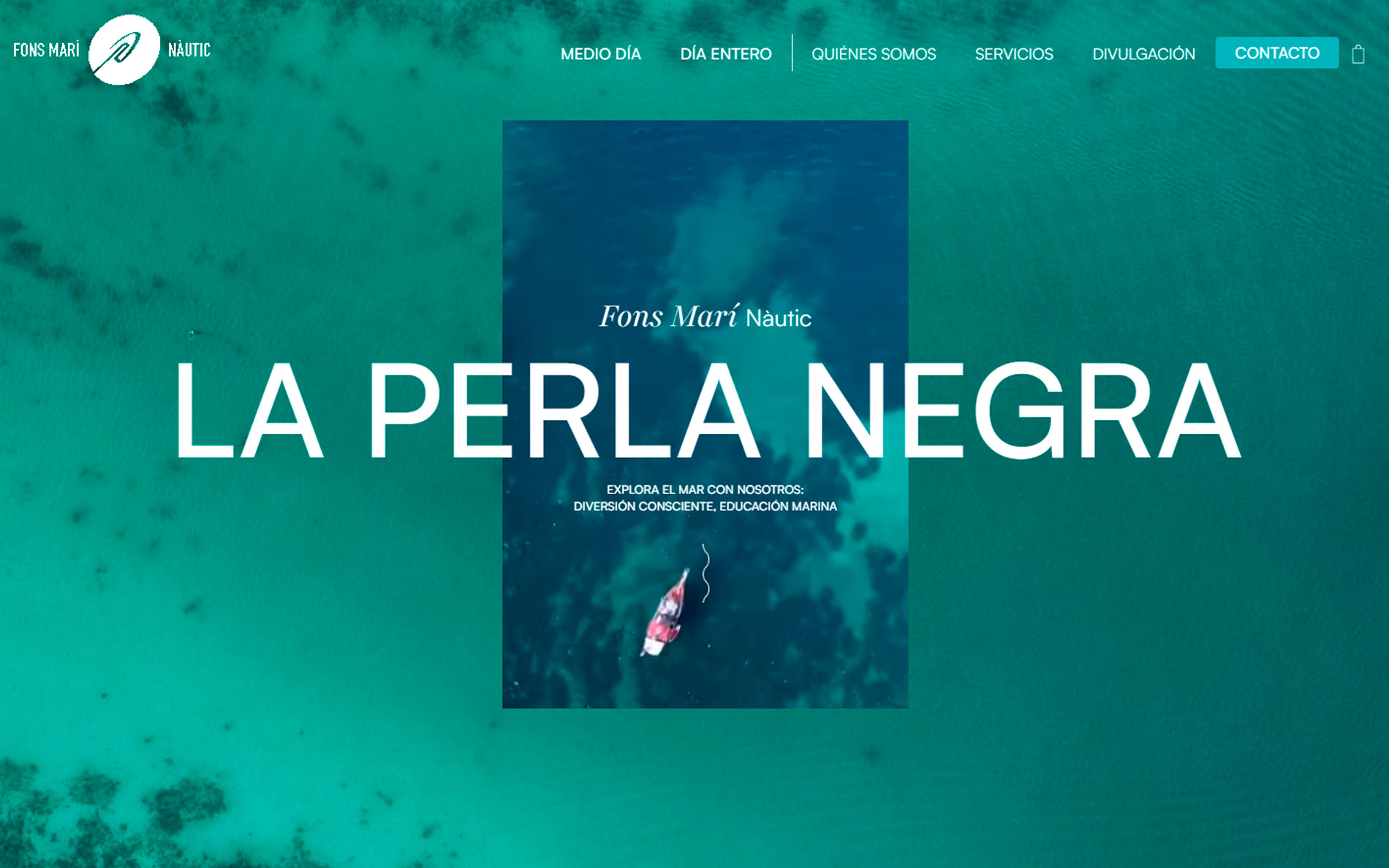 ▷ Ejemplo de página web para Turismo Marítimo