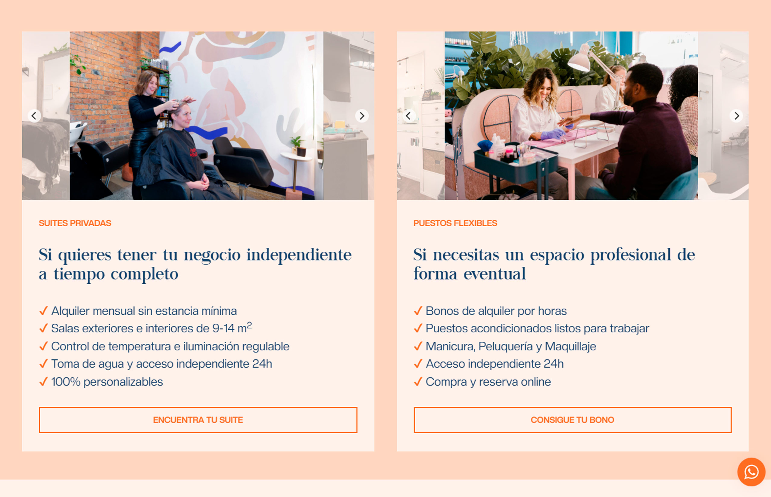 ▷ Ejemplo de página web para coworking ▷ Ejemplo de página web para coworking