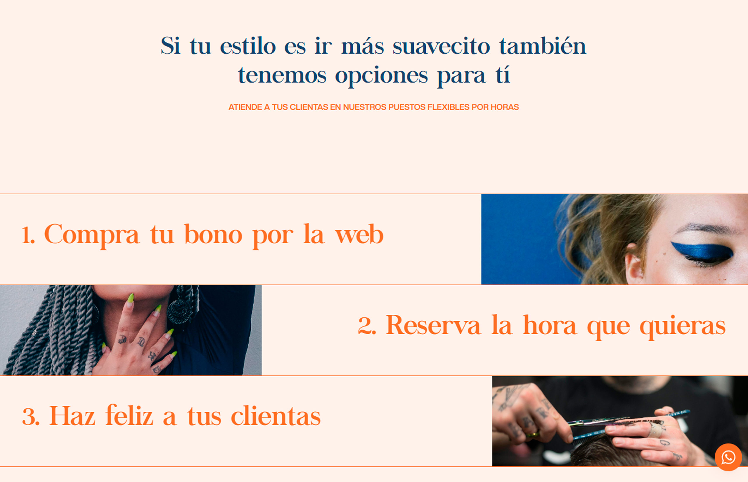 ▷ Ejemplo de página web para coworking