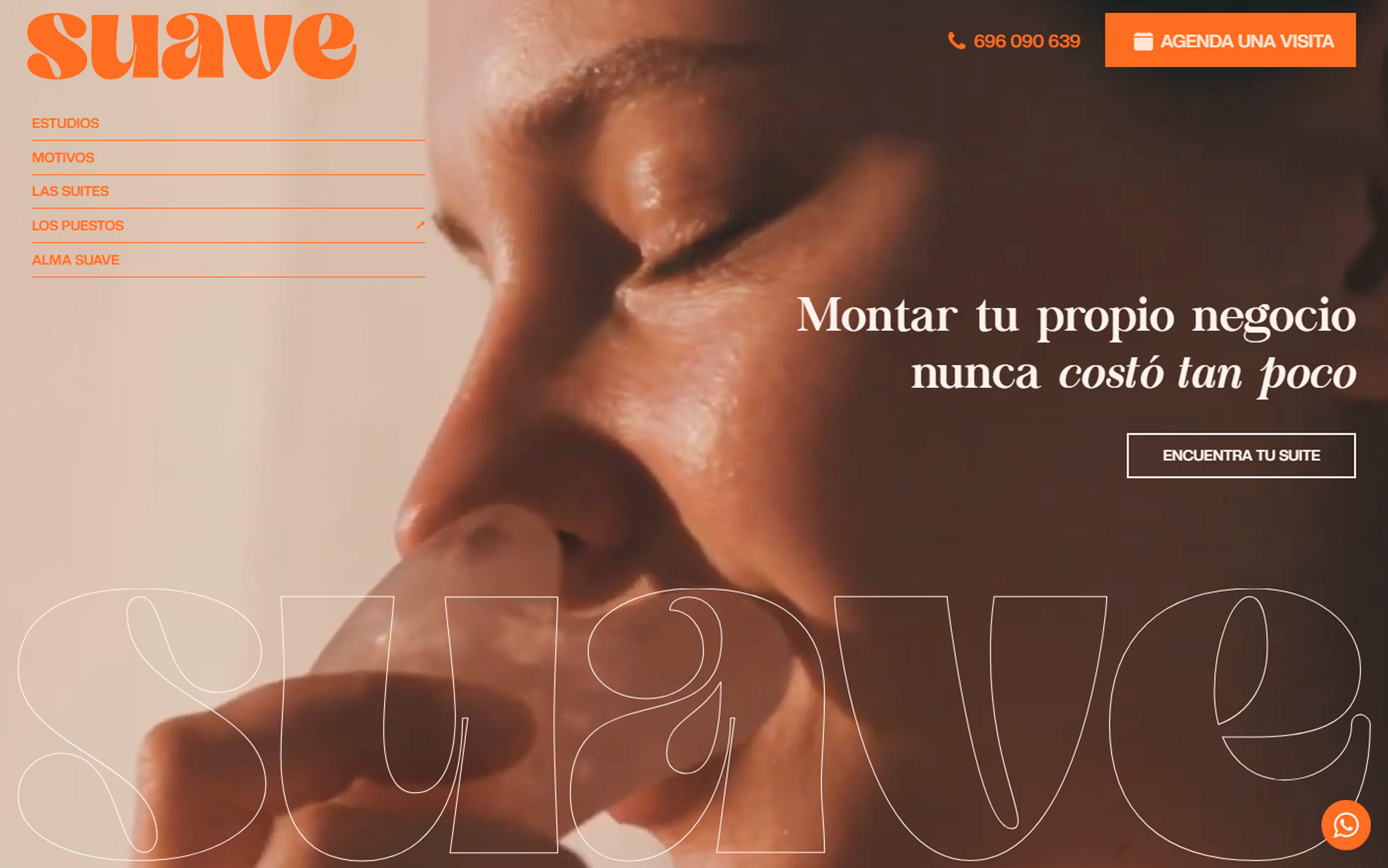 ▷ Ejemplo de página web para coworking