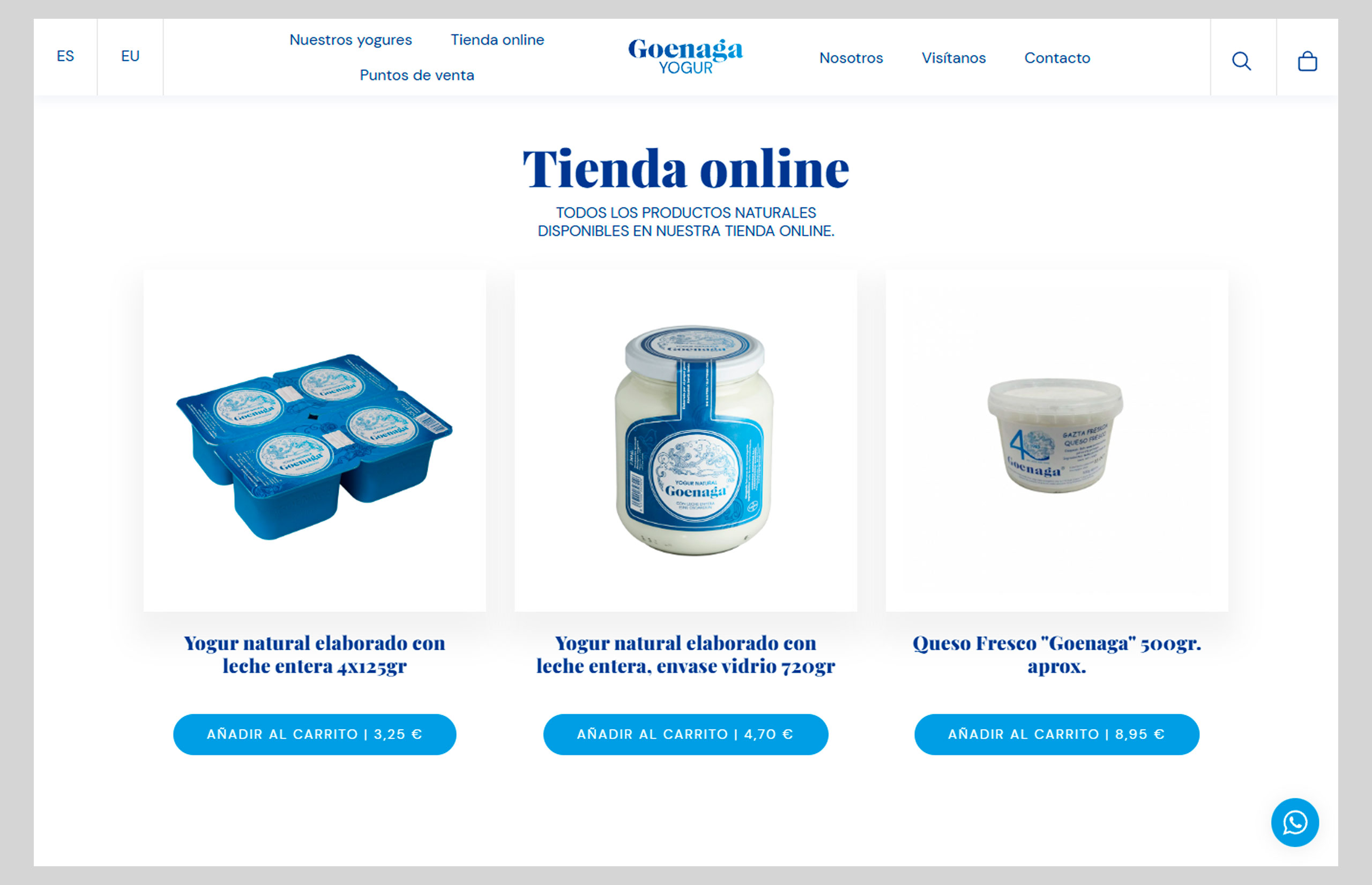 ▷ Ejemplo de página web para productos artesanales ▷ Ejemplo de página web para productos artesanales
