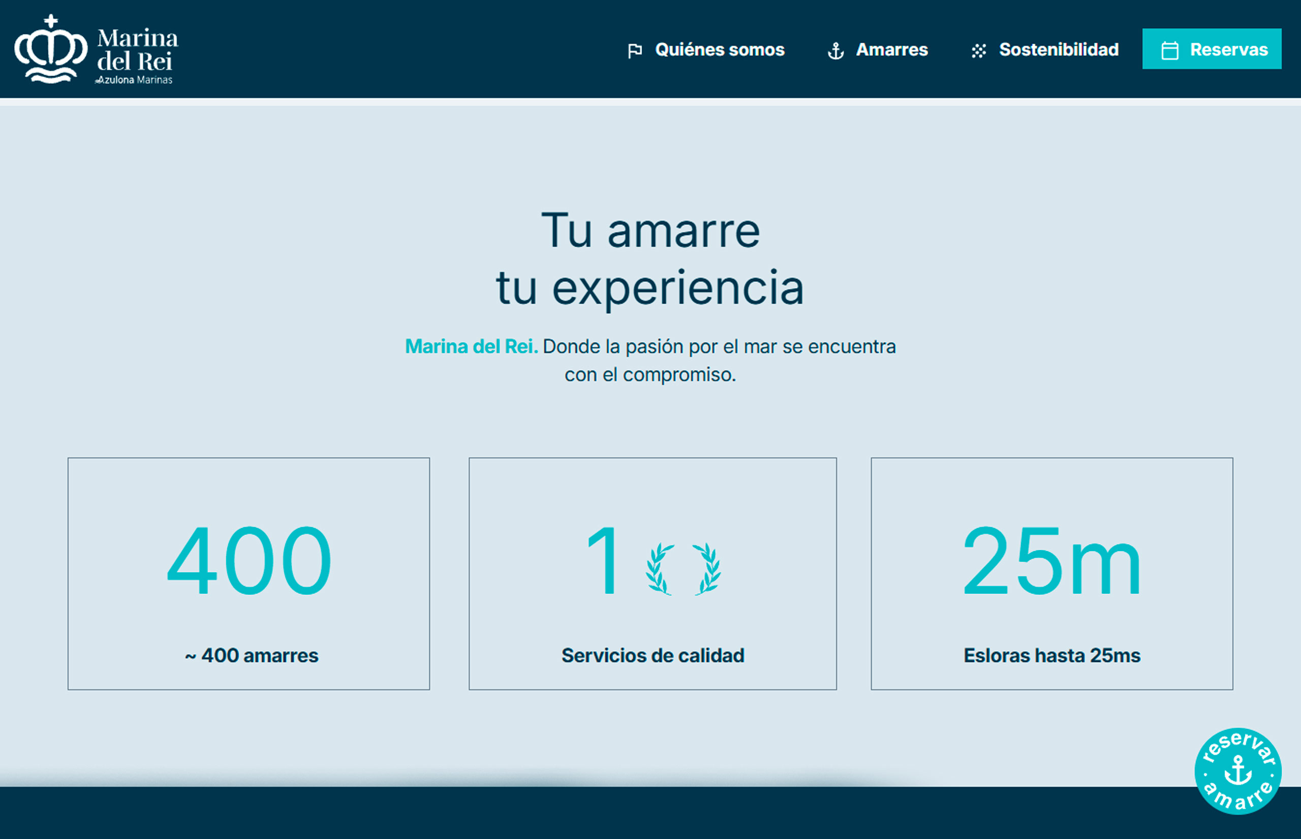 ▷ Ejemplo de página web para alojamiento en barcos ▷ Ejemplo de página web para alojamiento en barcos