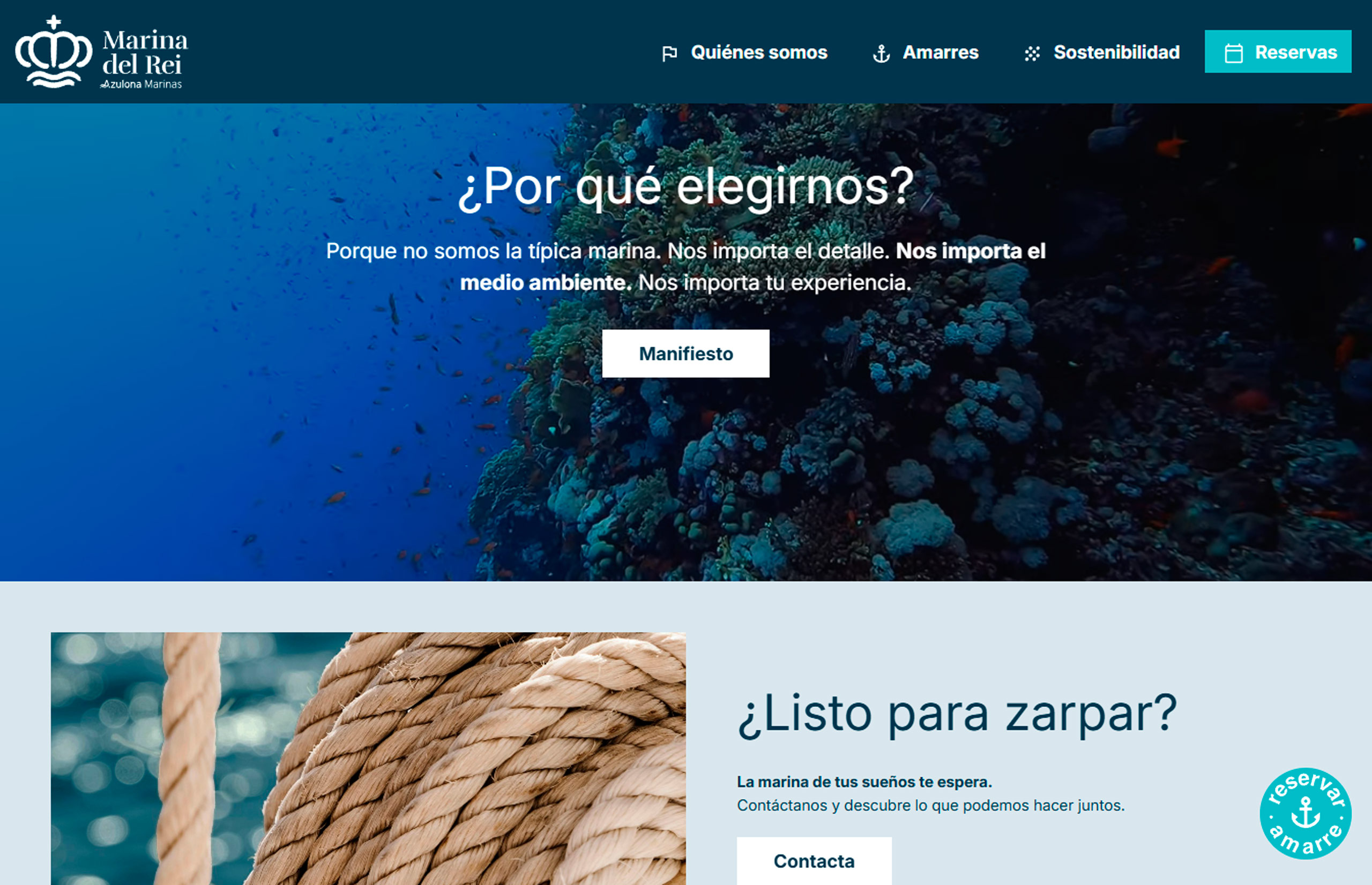 ▷ Ejemplo de página web para alojamiento en barcos ▷ Ejemplo de página web para alojamiento en barcos