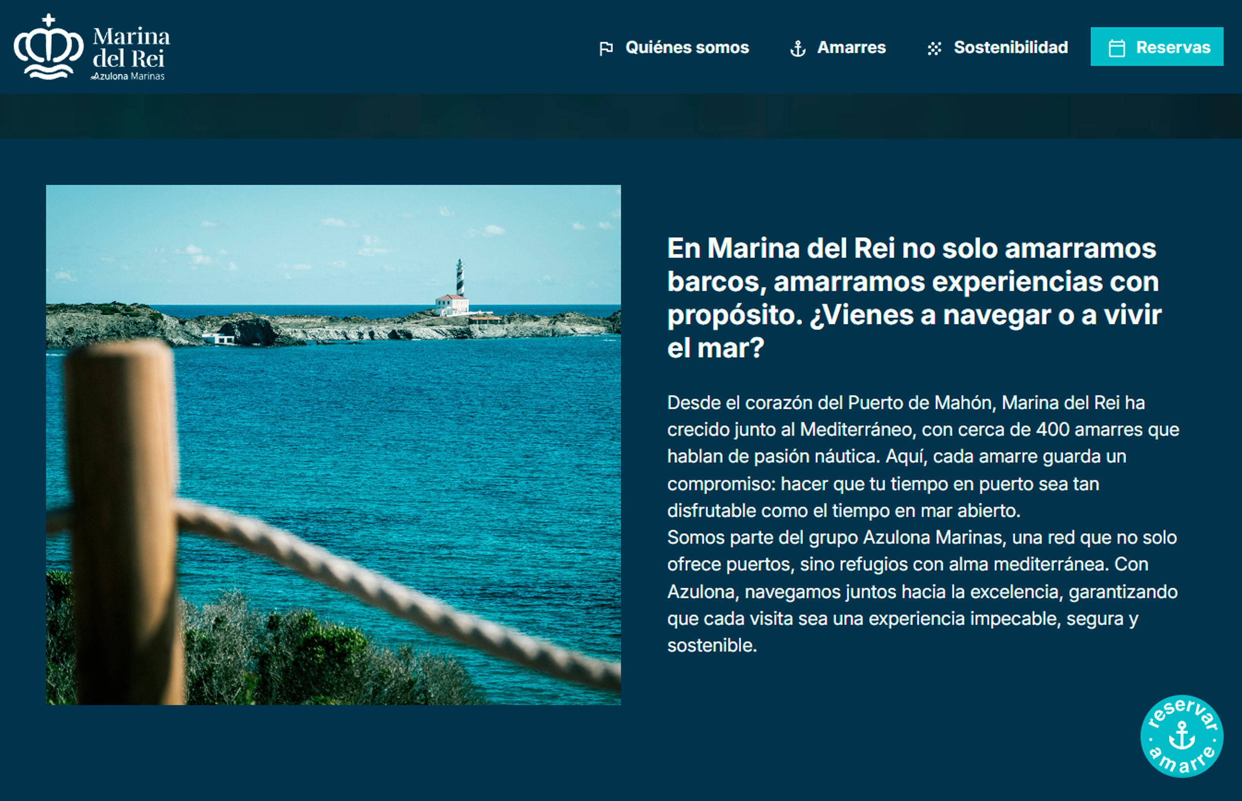 ▷ Ejemplo de página web para alojamiento en barcos ▷ Ejemplo de página web para alojamiento en barcos