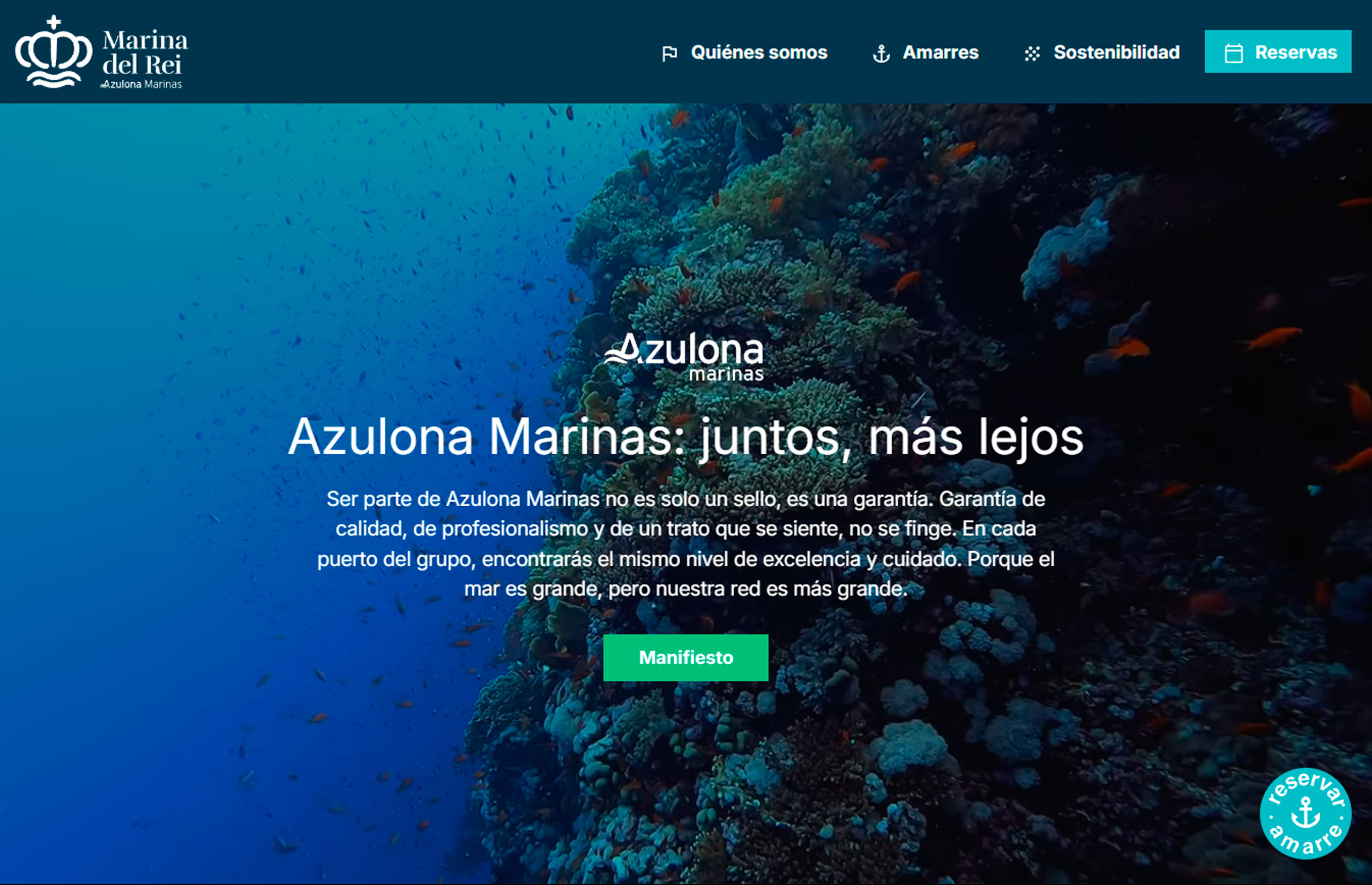 ▷ Ejemplo de página web para alojamiento en barcos