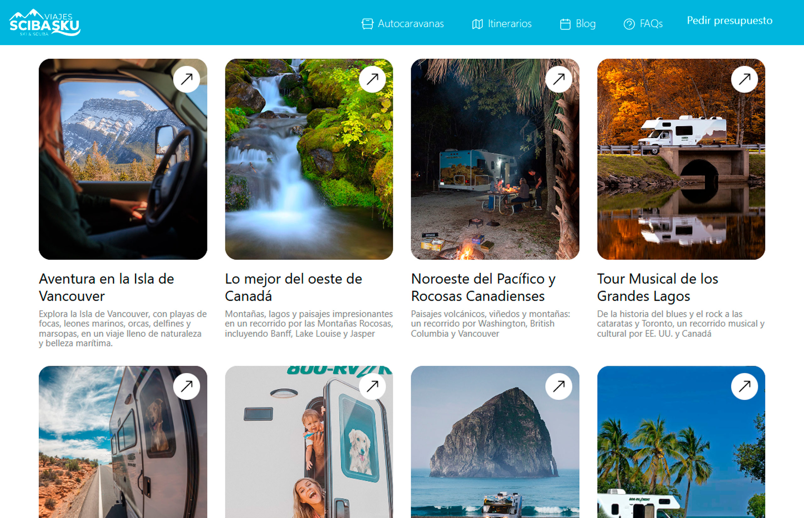 ▷ Ejemplo de página web para empresas de alquiler de autocaravanas ▷ Ejemplo de página web para empresas de alquiler de autocaravanas