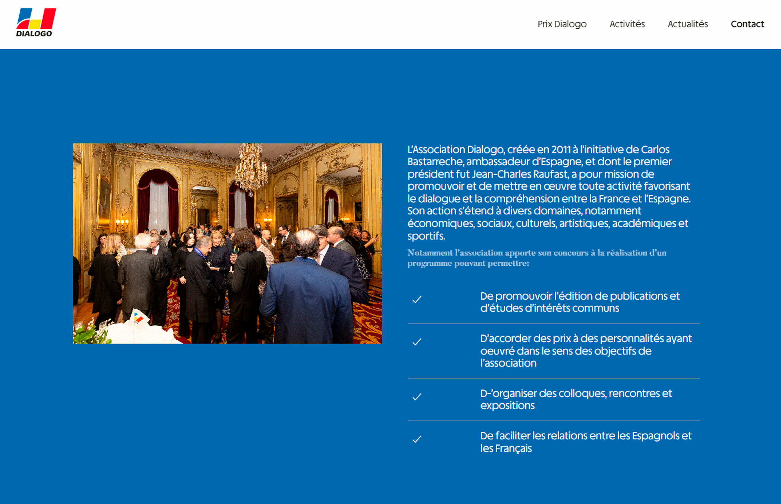 ▷ Ejemplo de página web para una asociación cultural franco-española ▷ Ejemplo de página web para una asociación cultural franco-española