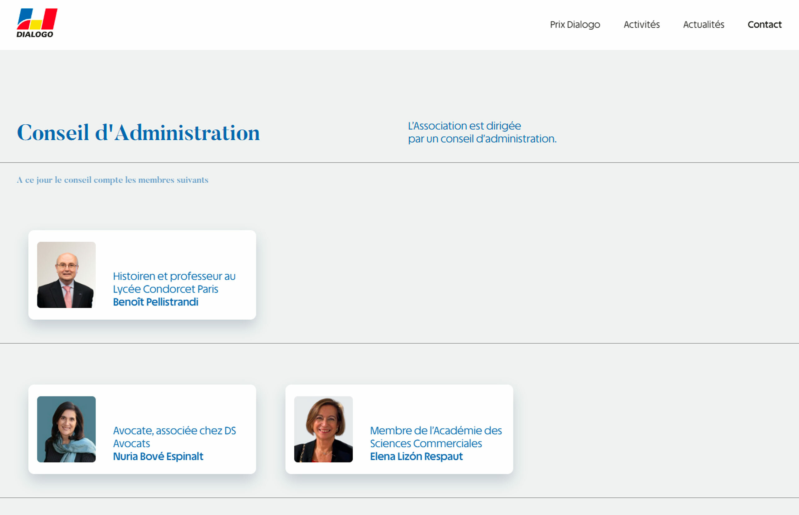 ▷ Ejemplo de página web para una asociación cultural franco-española ▷ Ejemplo de página web para una asociación cultural franco-española