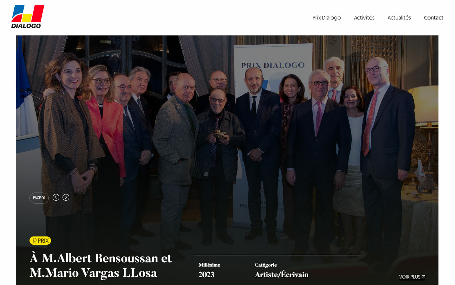 ▷ Ejemplo de página web para una asociación cultural franco-española