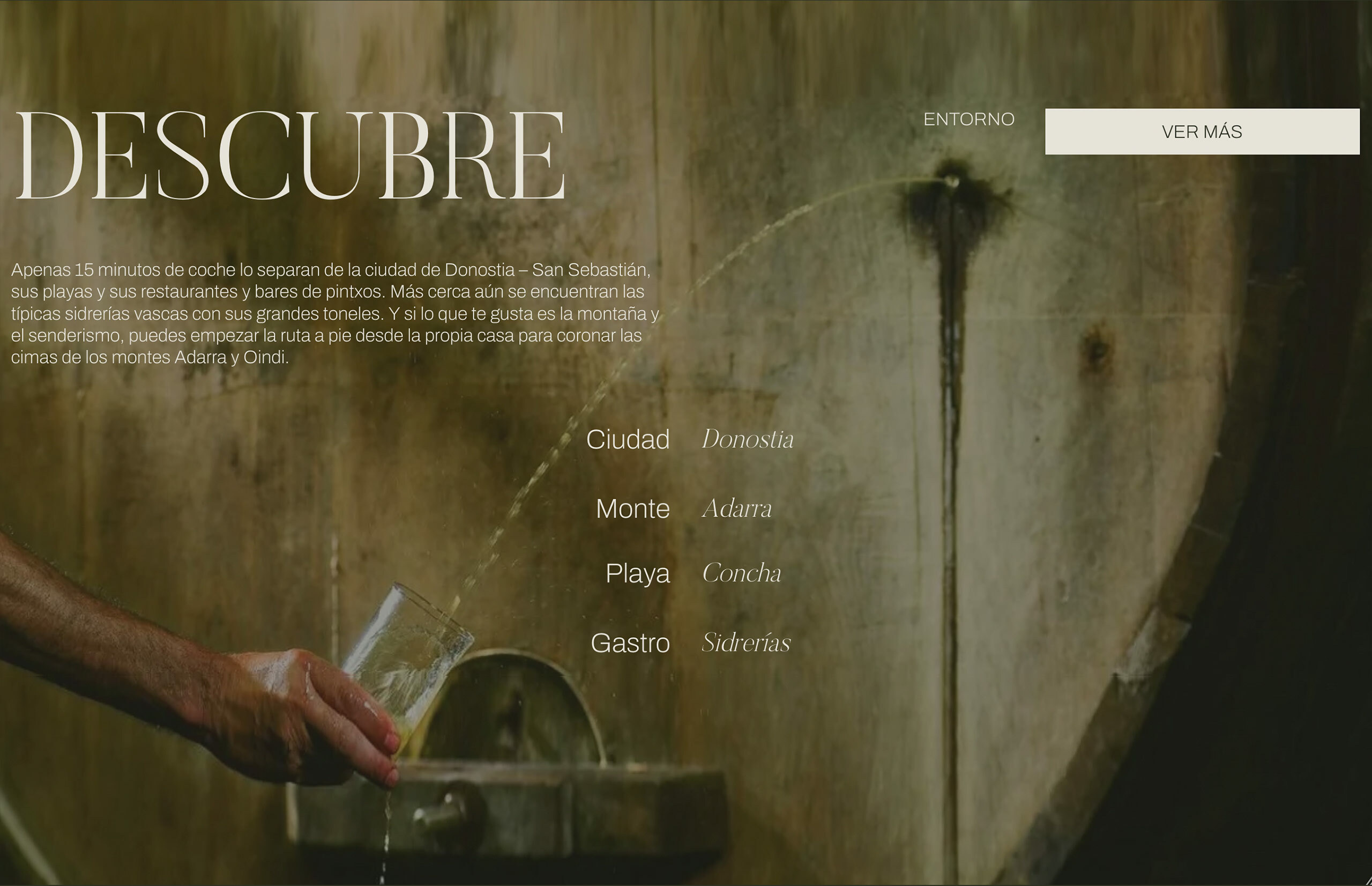 ▷ Ejemplo de página web para una casa rural