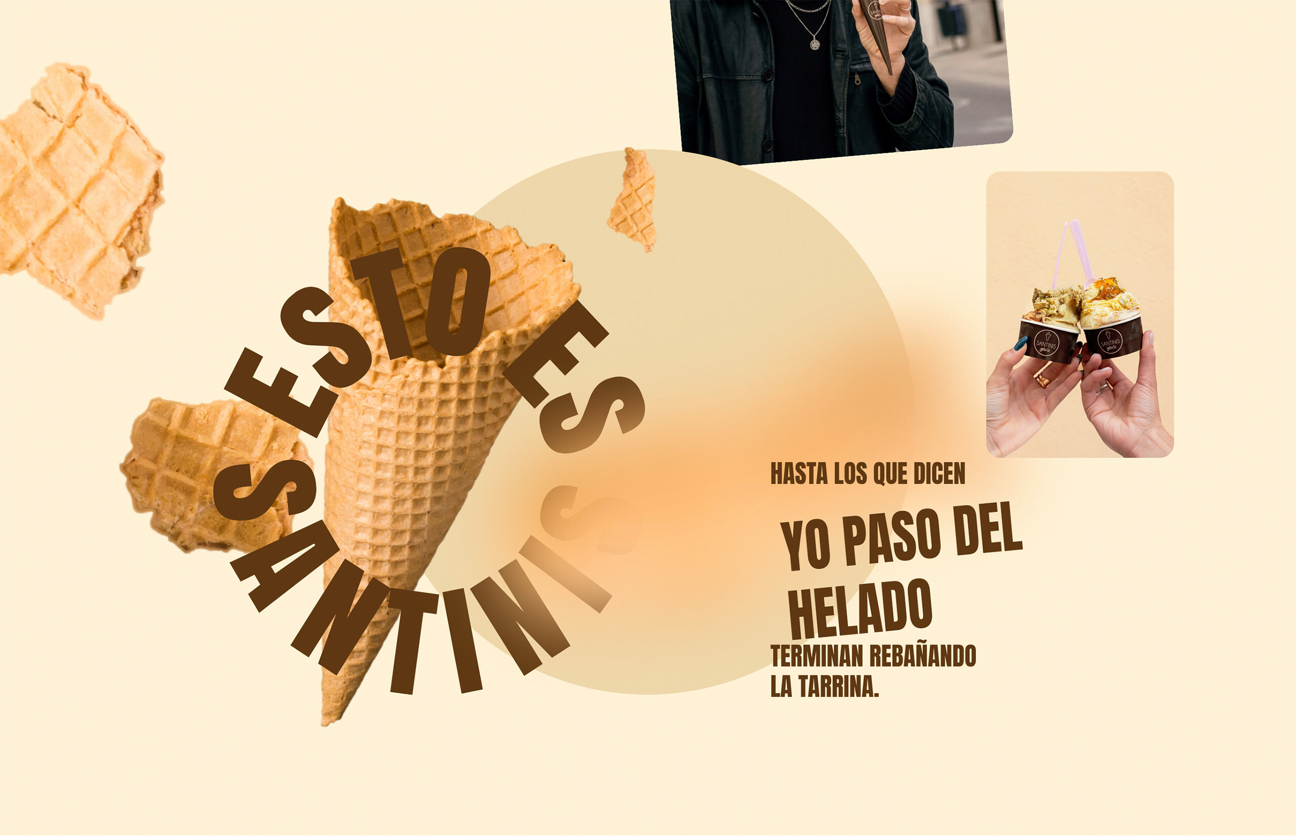 ▷ Ejemplo de página web para una heladería en Málaga