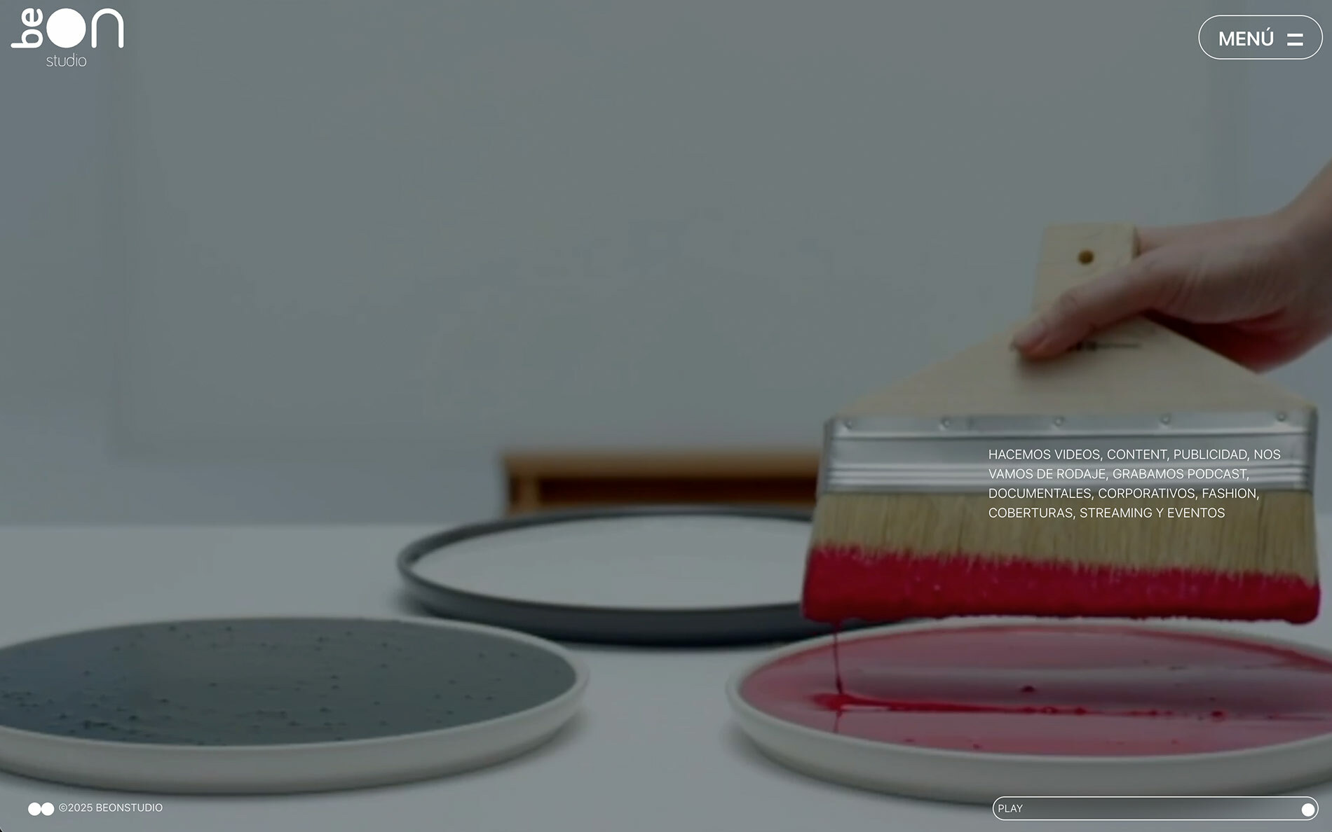 ▷ Ejemplo de página web para audiovisual