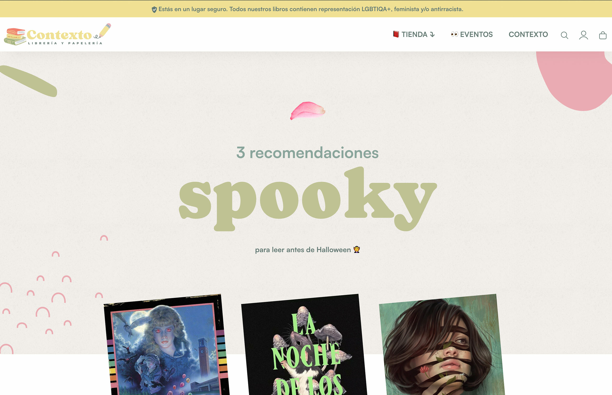 ▷ Ejemplo de tienda online para librerías
